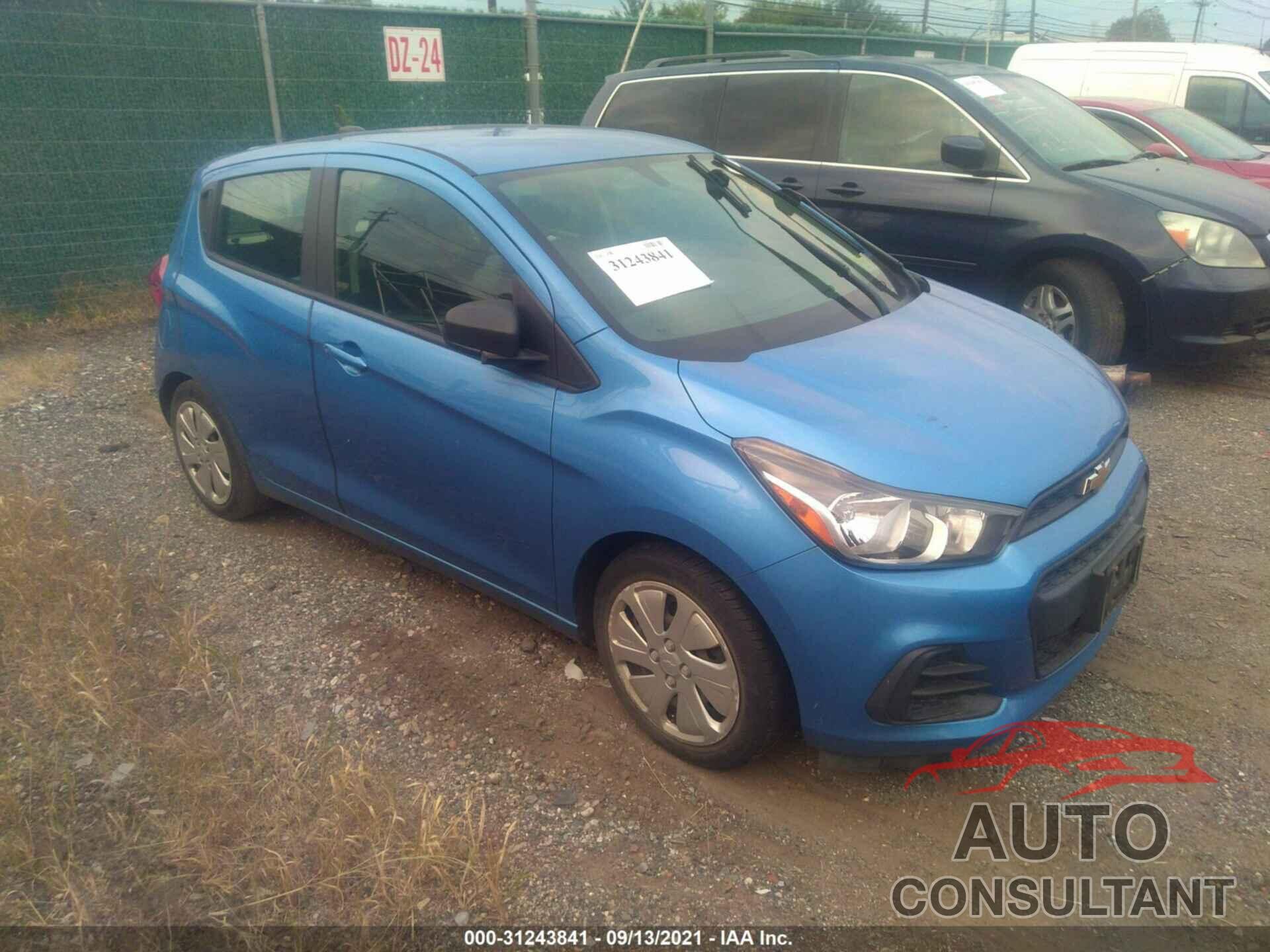CHEVROLET SPARK 2016 - KL8CB6SA7GC574015