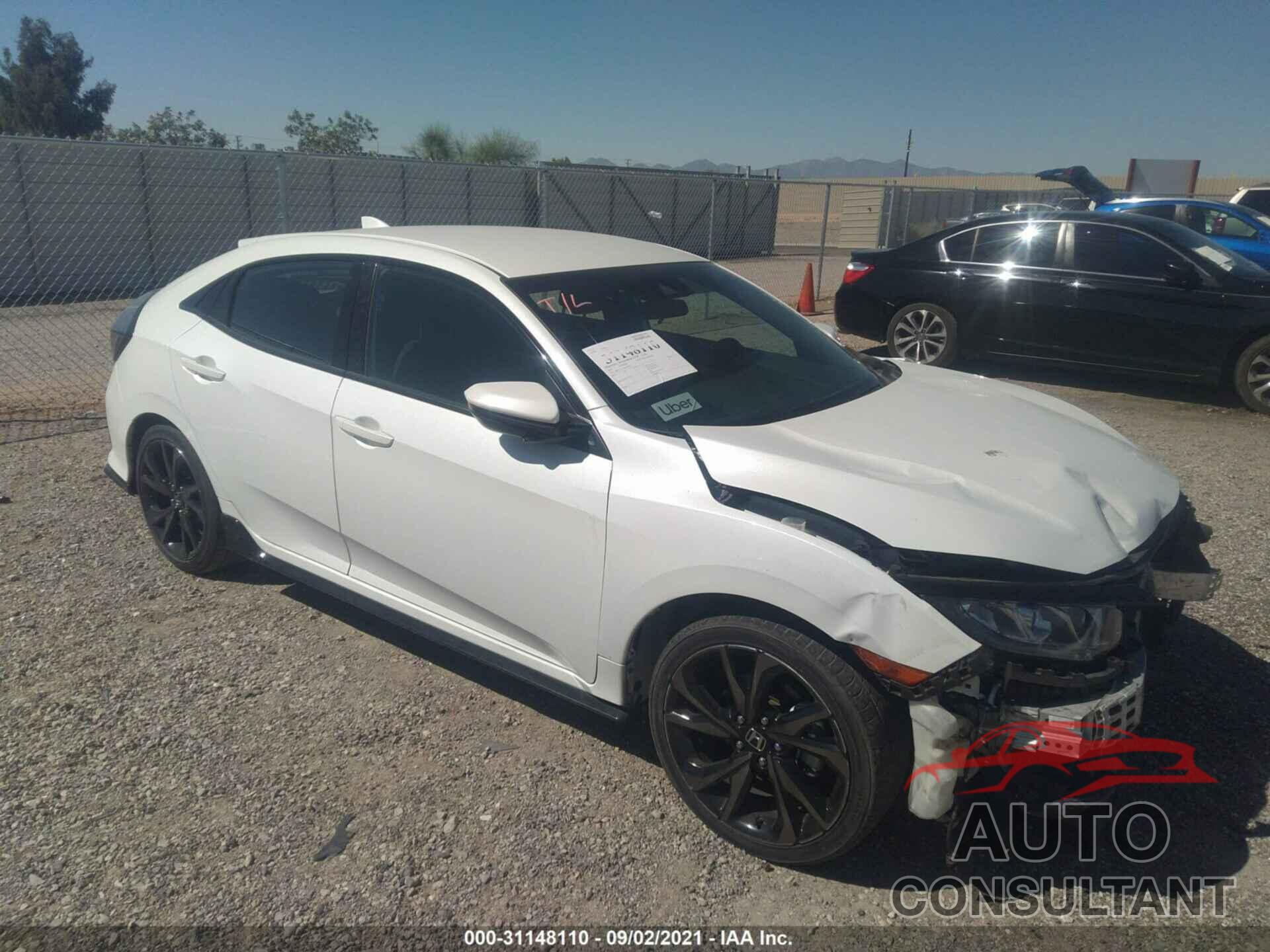 HONDA CIVIC HATCHBACK 2019 - SHHFK7G4XKU219945