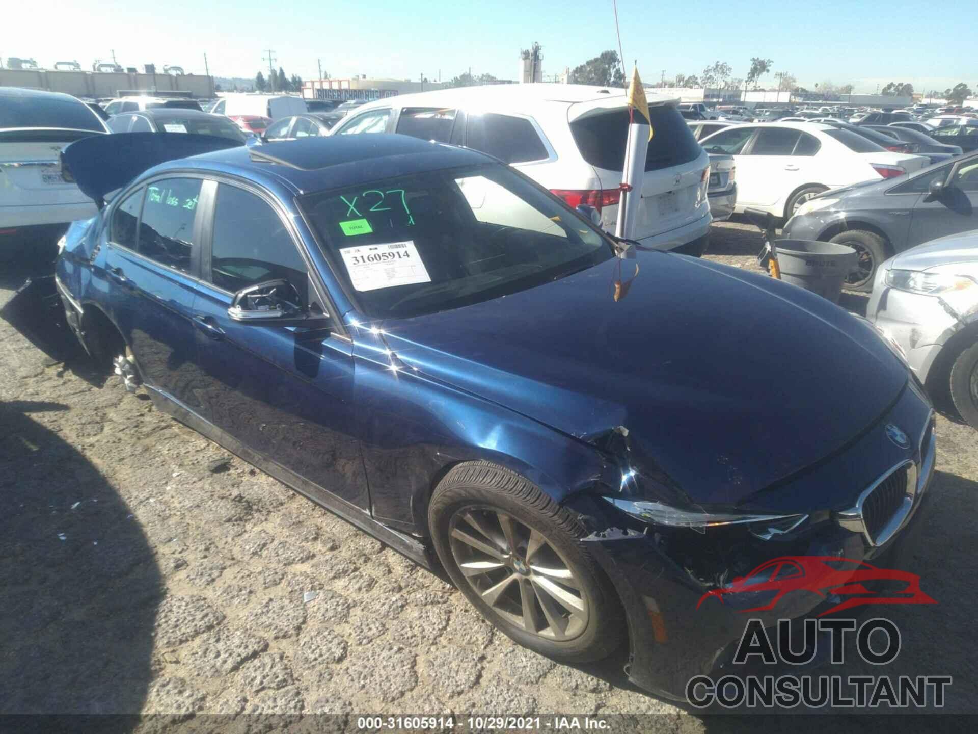 BMW 3 SERIES 2018 - WBA8E1G55JNU91601