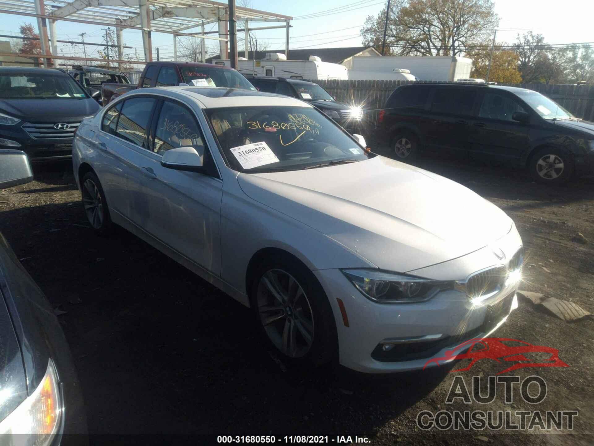 BMW 3 SERIES 2016 - WBA8B7G58GNT14271