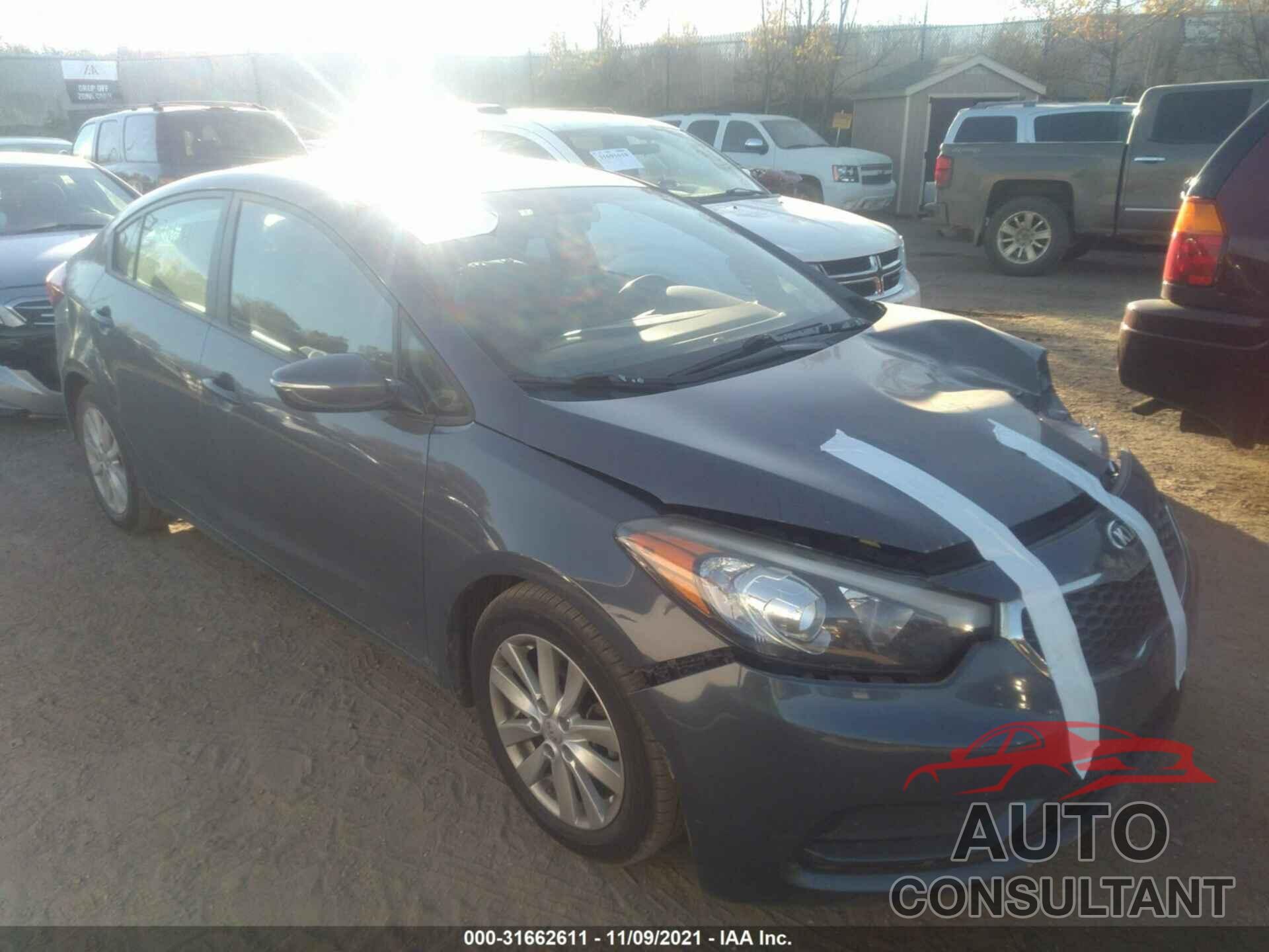 KIA FORTE 2016 - KNAFX4A60G5553077