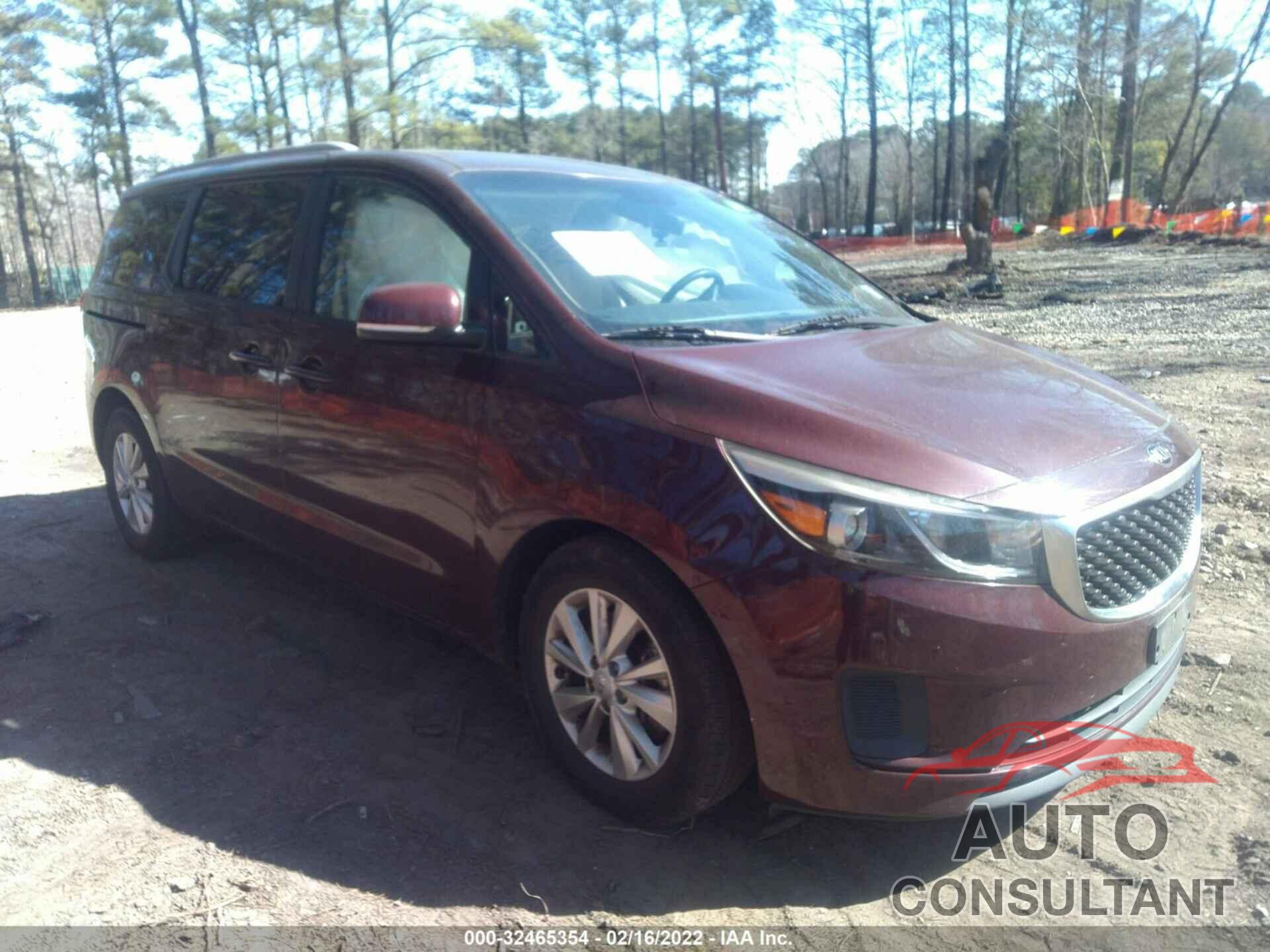 KIA SEDONA 2016 - KNDMB5C10G6095194