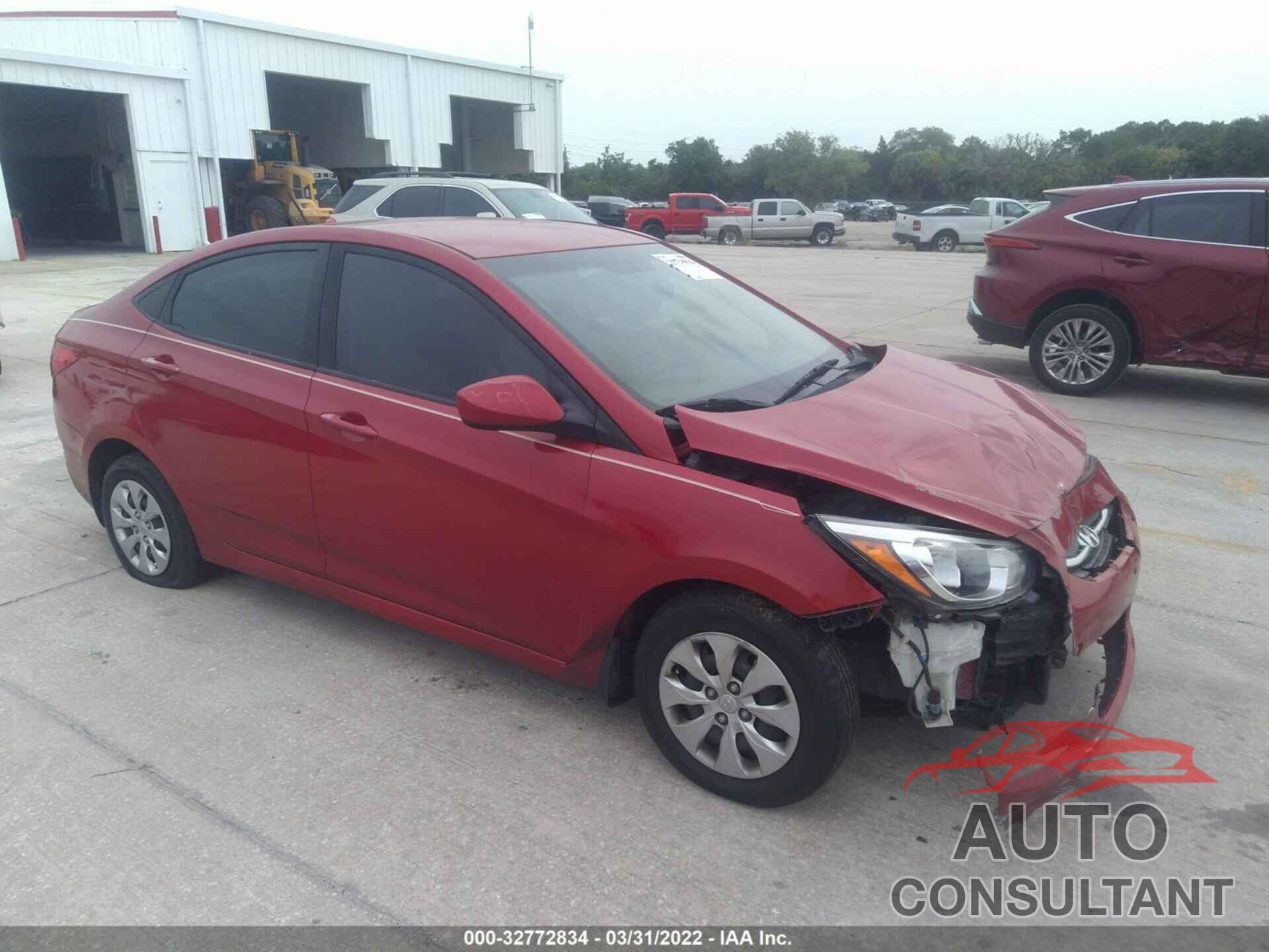 HYUNDAI ACCENT 2016 - KMHCT4AE9GU163265