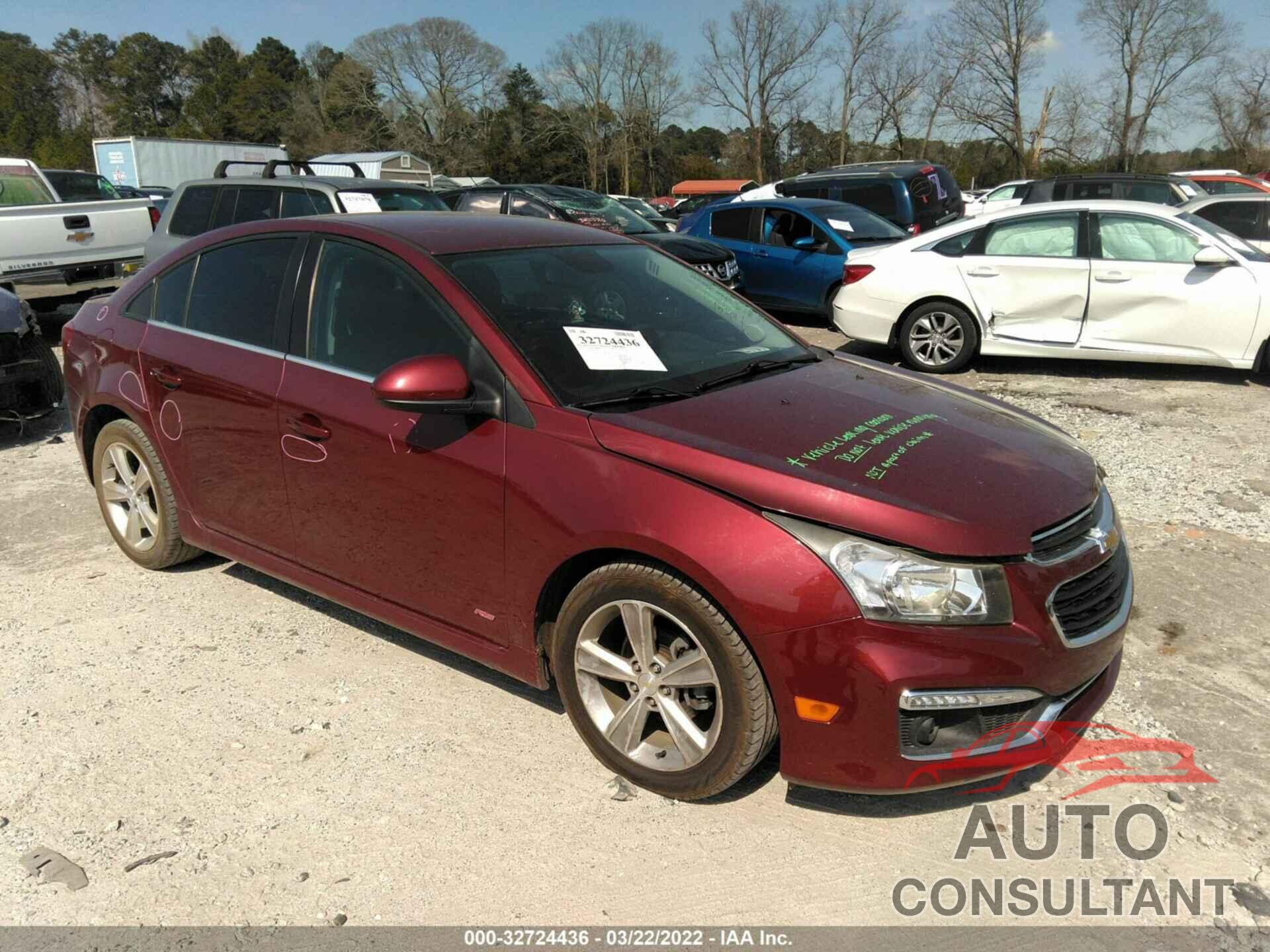 CHEVROLET CRUZE LIMITED 2016 - 1G1PF5SB8G7215595