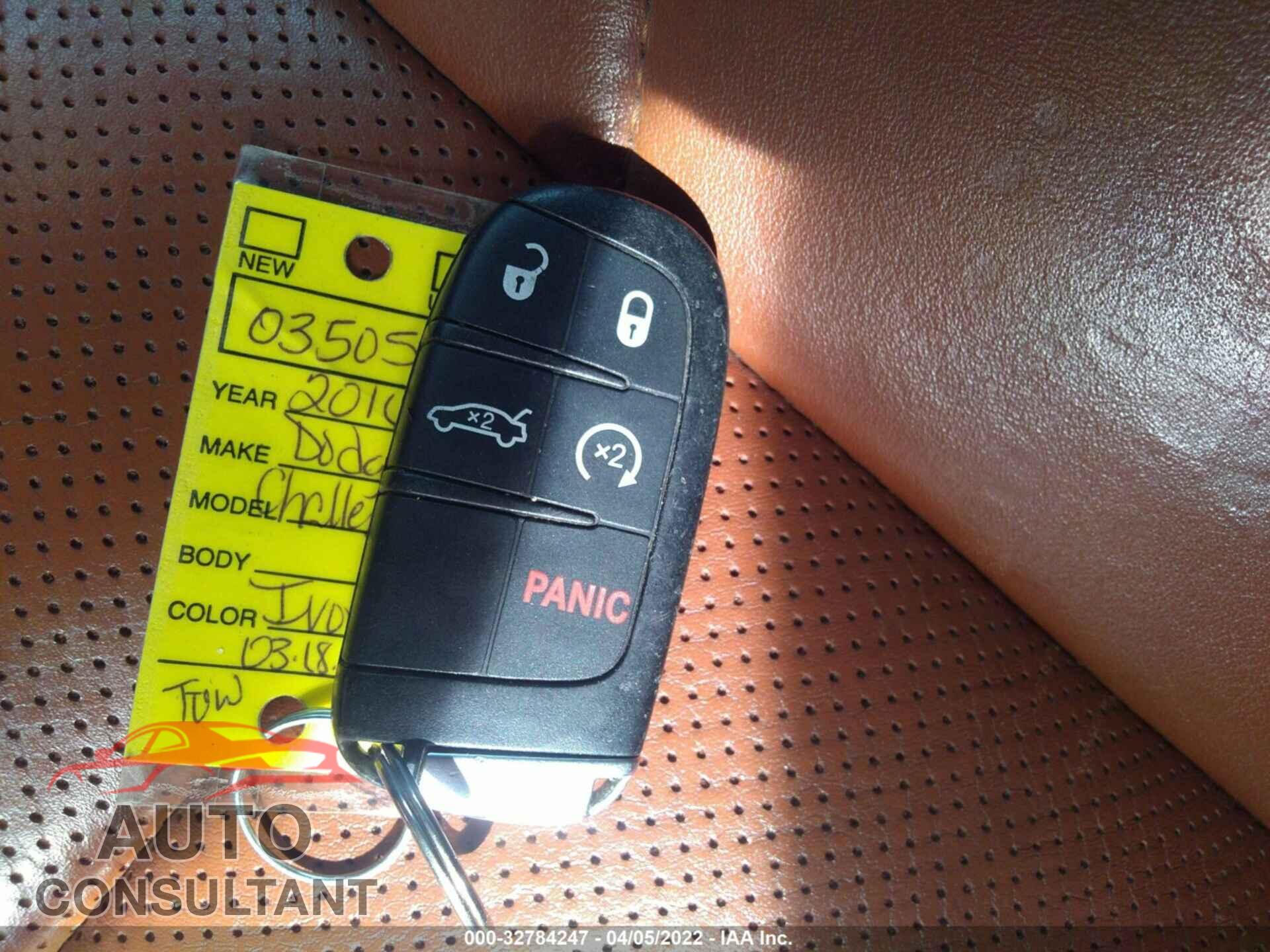 DODGE CHALLENGER 2016 - 2C3CDZDJ0GH100165