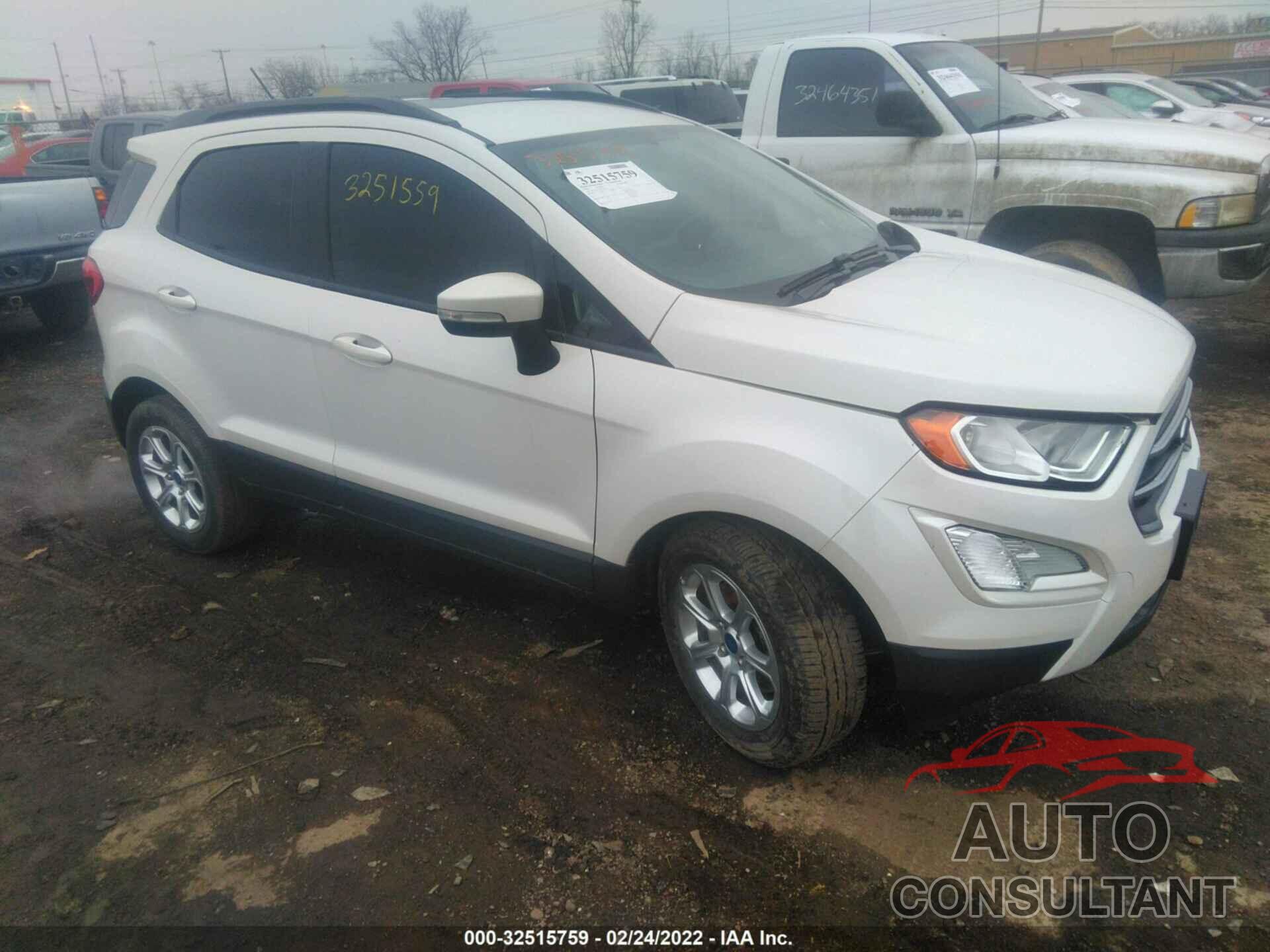 FORD ECOSPORT 2018 - MAJ3P1TE6JC243534