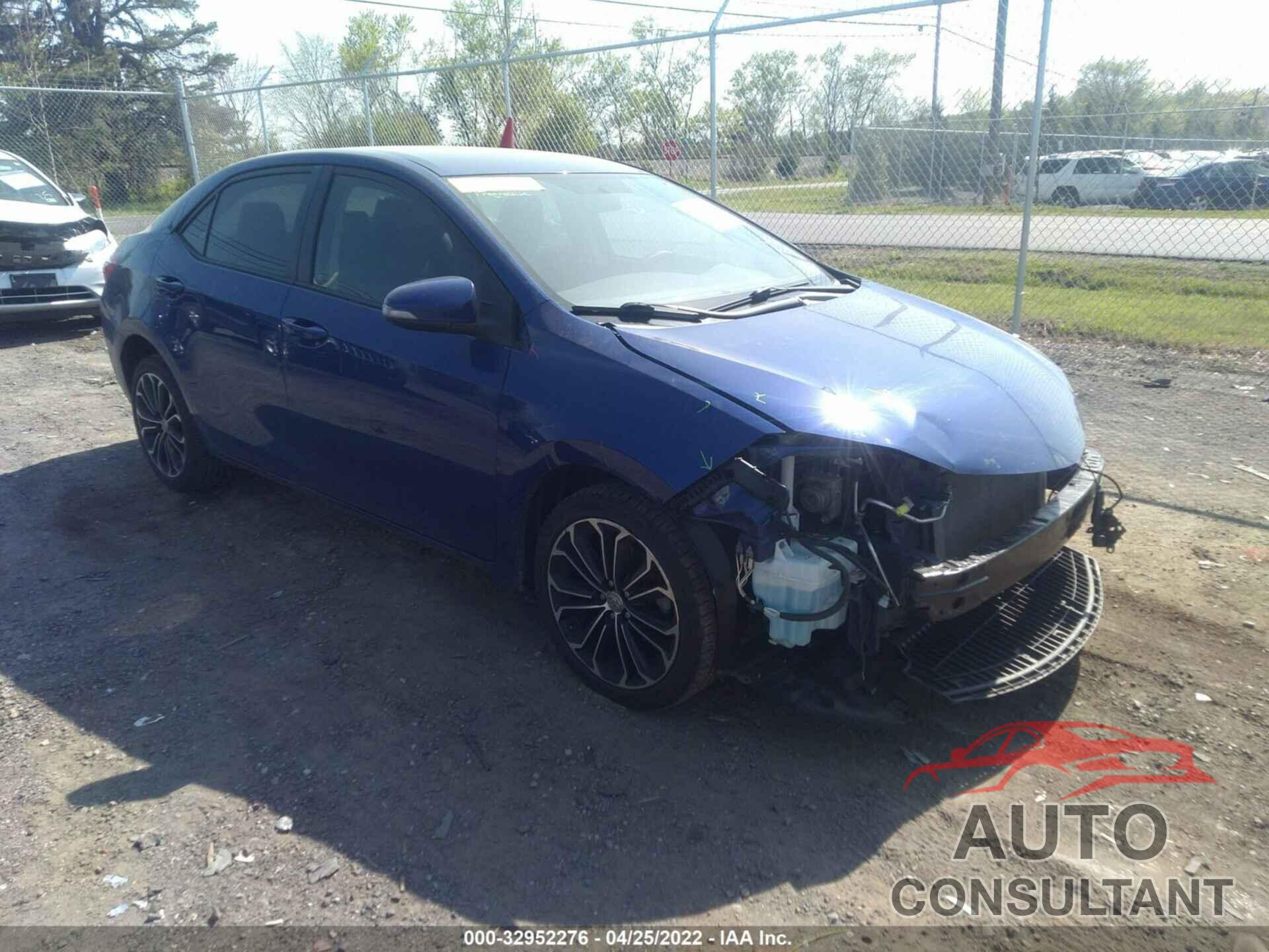 TOYOTA COROLLA 2016 - 2T1BURHE1GC719677