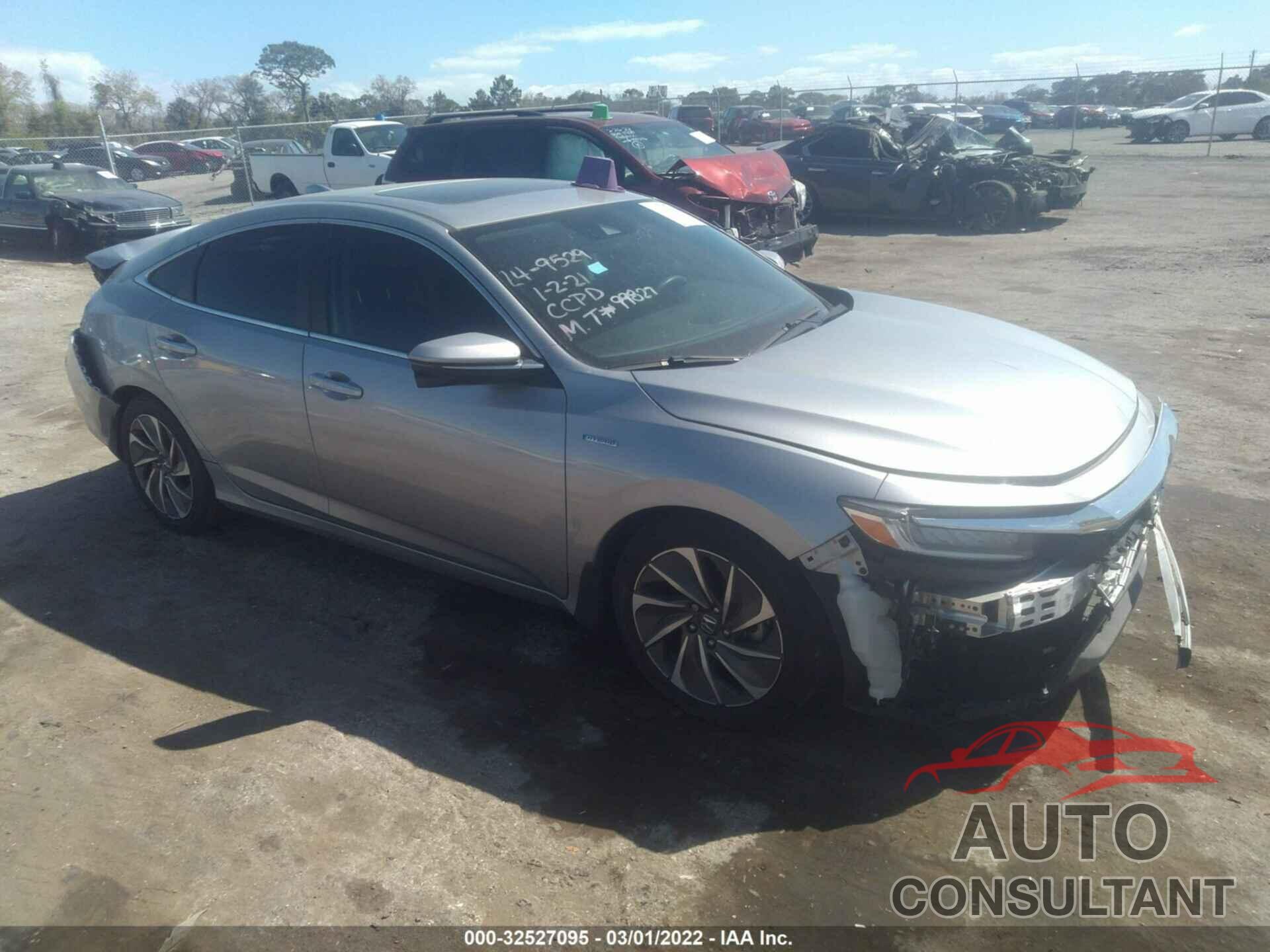 HONDA INSIGHT 2019 - 19XZE4F90KE029529