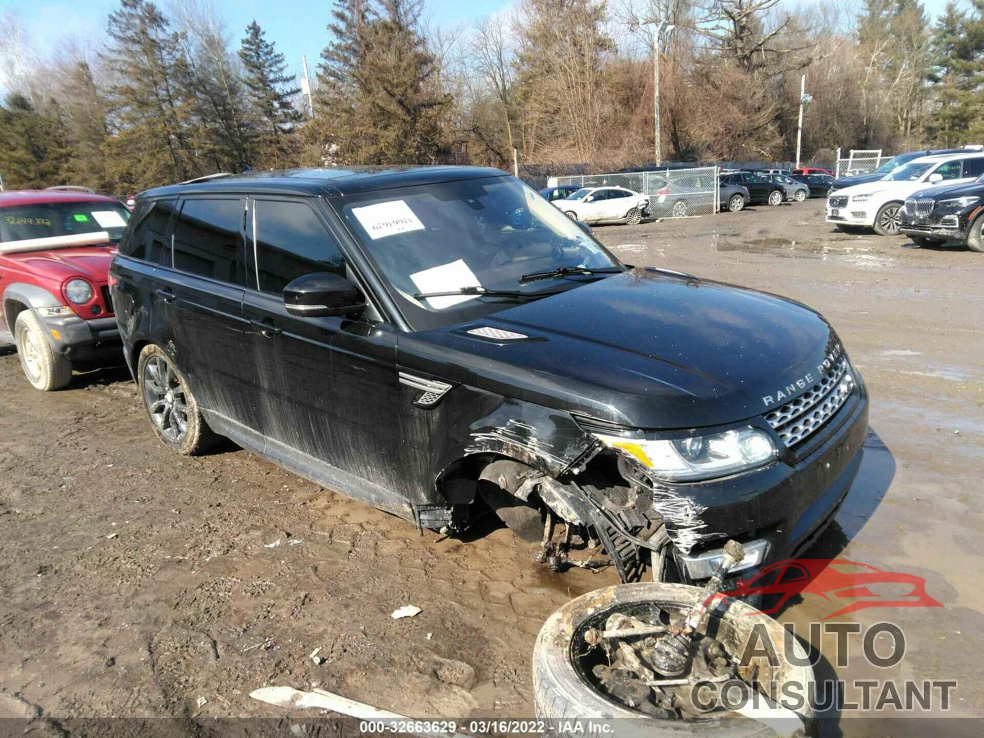 LAND ROVER RANGE ROVER SPORT 2016 - SALWR2VF2GA580292
