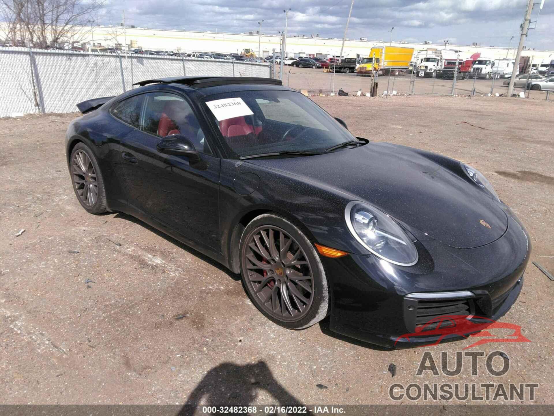 PORSCHE 911 2018 - WP0AB2A92JS123554