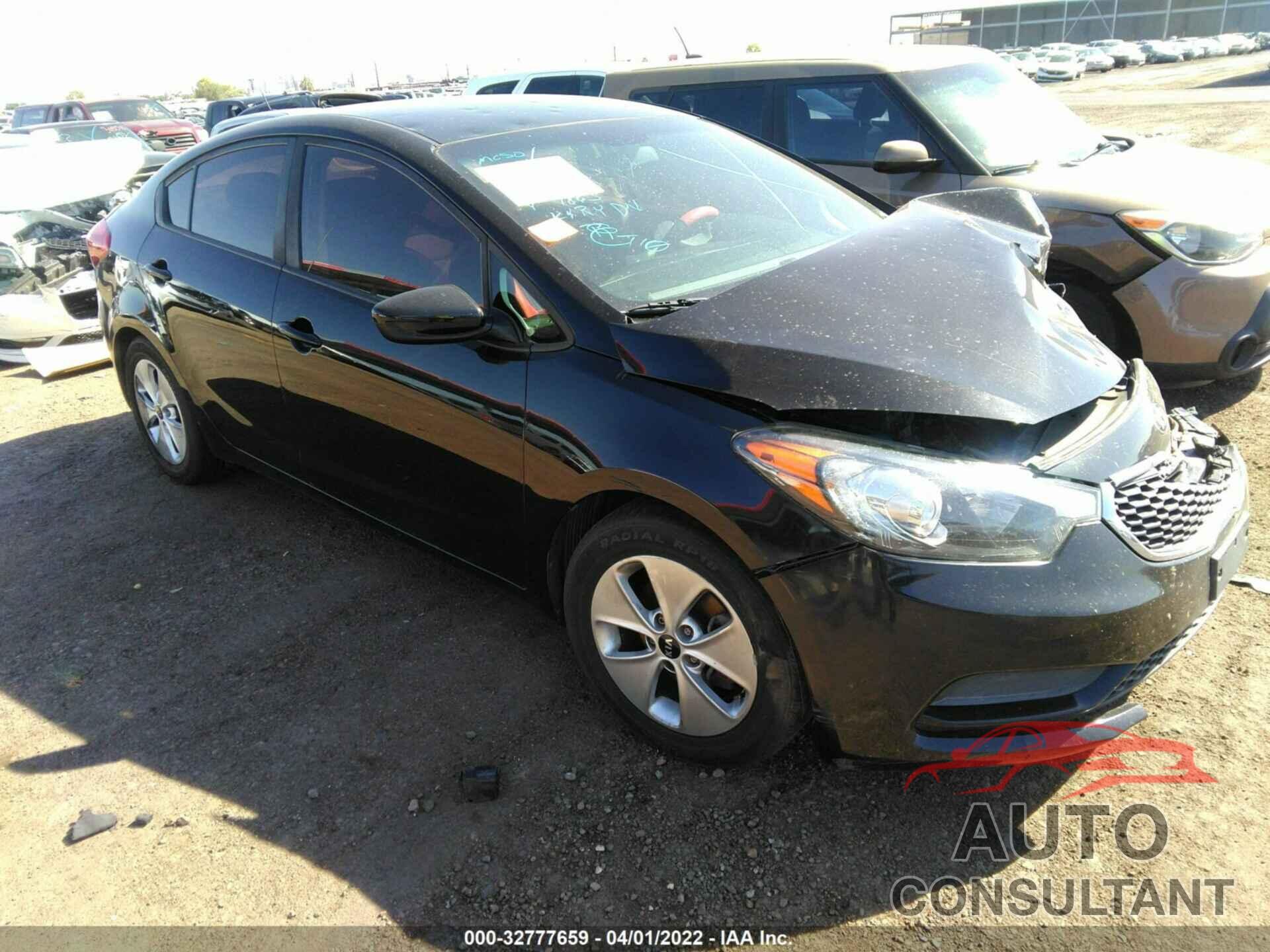 KIA FORTE 2016 - KNAFK4A63G5619863