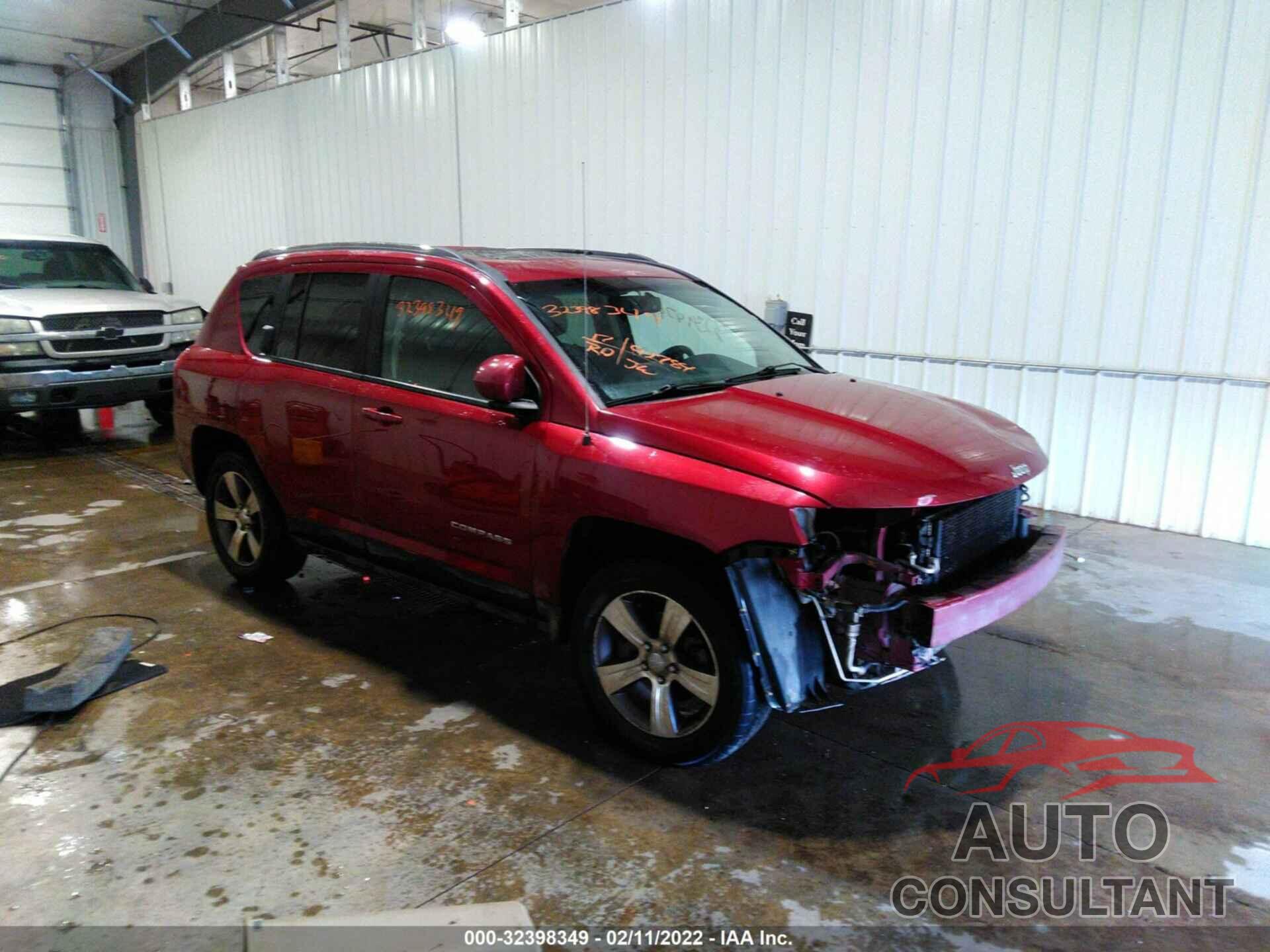 JEEP COMPASS 2017 - 1C4NJDEB0HD128571