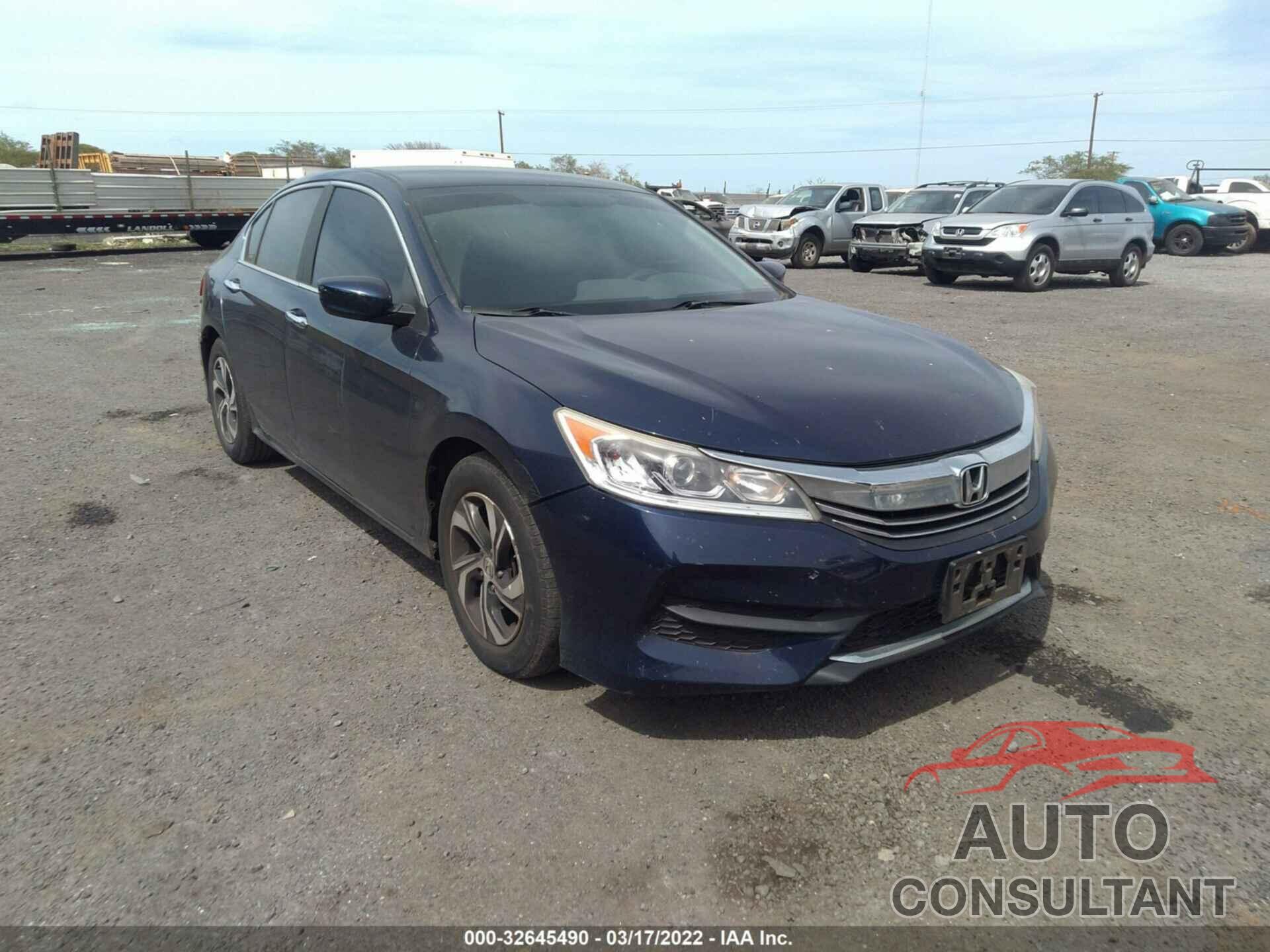 HONDA ACCORD SEDAN 2016 - 1HGCR2F3XGA092983