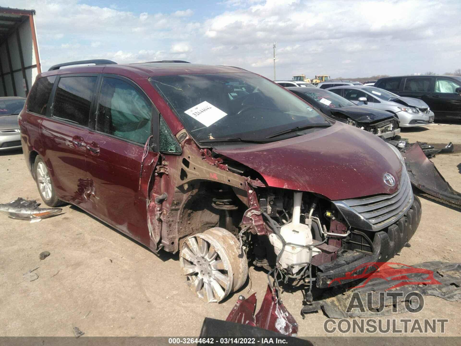 TOYOTA SIENNA 2017 - 5TDYZ3DC4HS894334