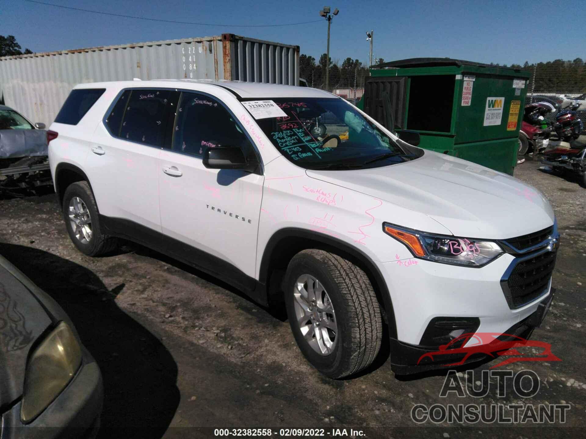 CHEVROLET TRAVERSE 2021 - 1GNEVFKW4MJ263160