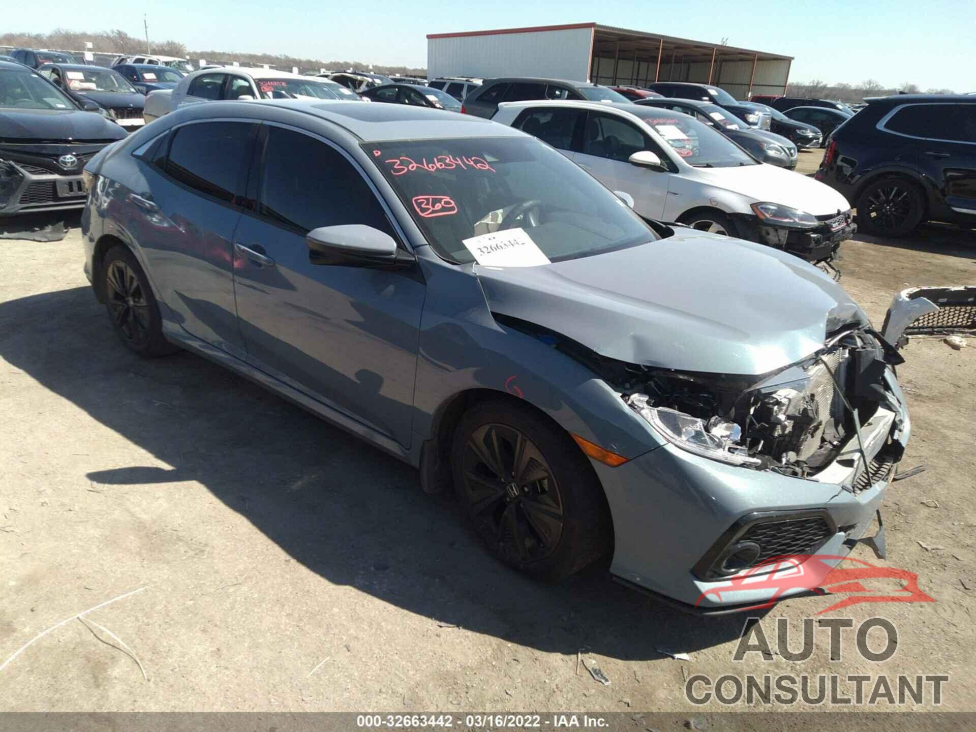 HONDA CIVIC HATCHBACK 2019 - SHHFK7H66KU227556
