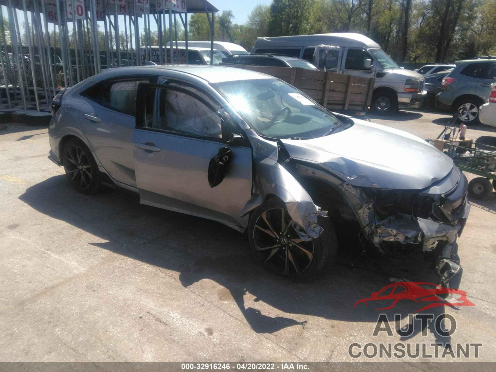 HONDA CIVIC HATCHBACK 2017 - SHHFK7H40HU403427