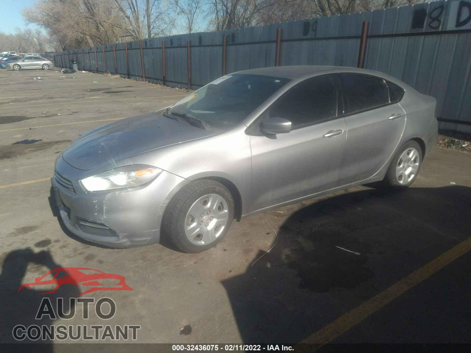 DODGE DART 2016 - 1C3CDFAA7GD701220