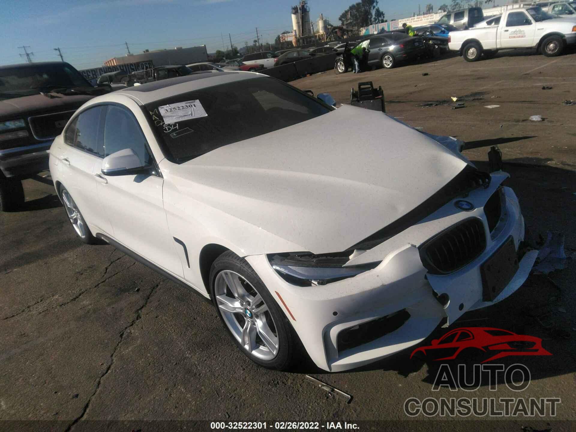 BMW 4 SERIES 2018 - WBA4J1C55JBG78552