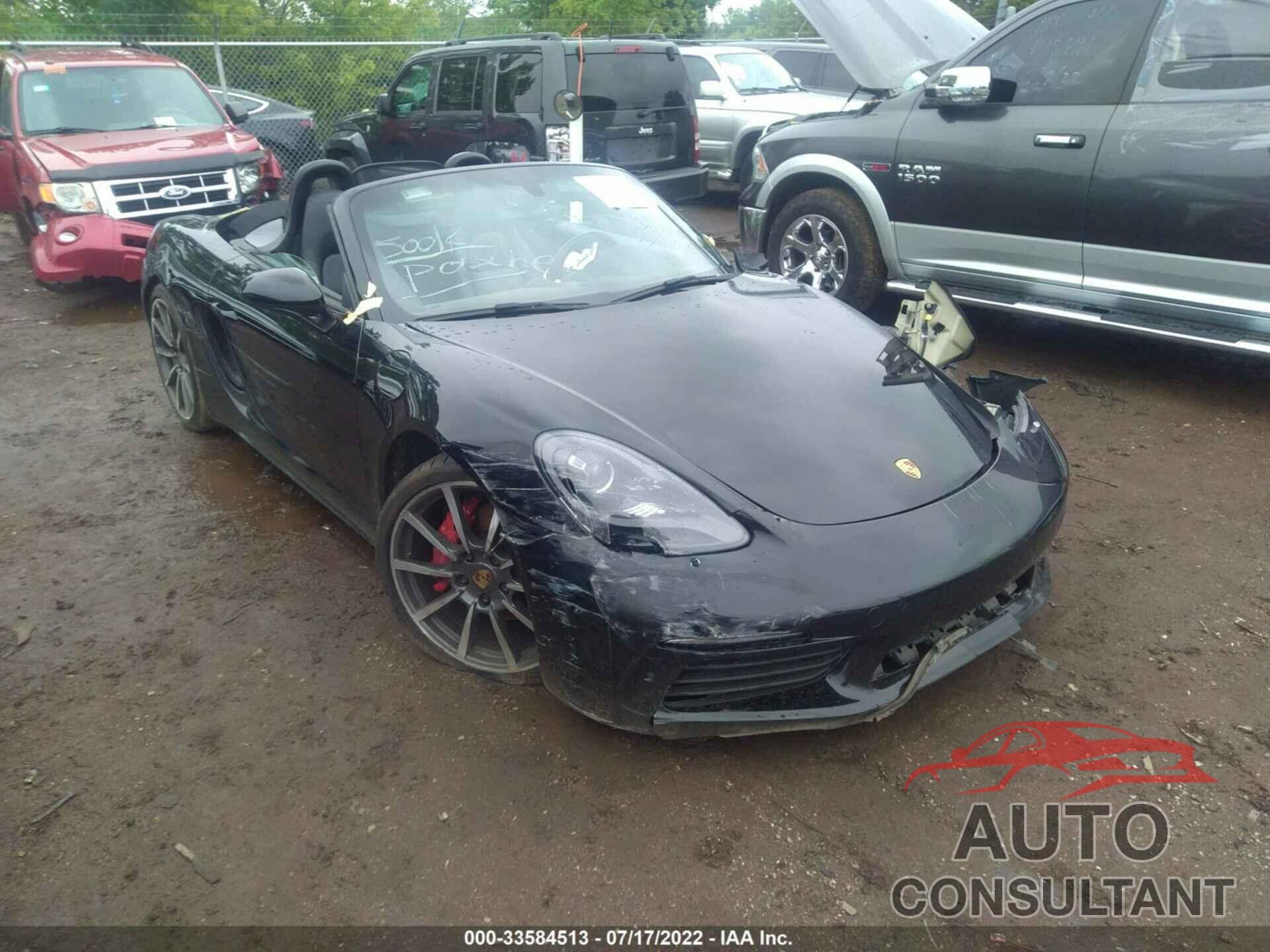 PORSCHE 718 BOXSTER 2017 - WP0CB2A85HS240202