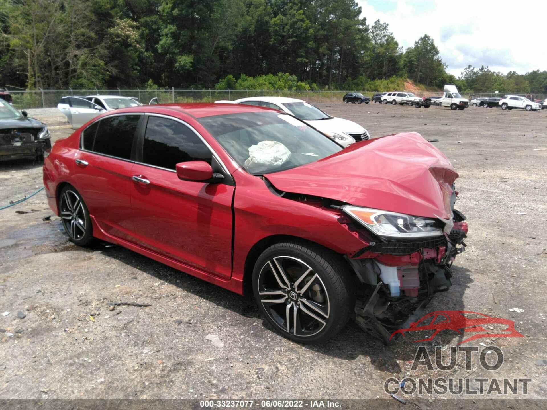 HONDA ACCORD SEDAN 2017 - 1HGCR2F6XHA010276