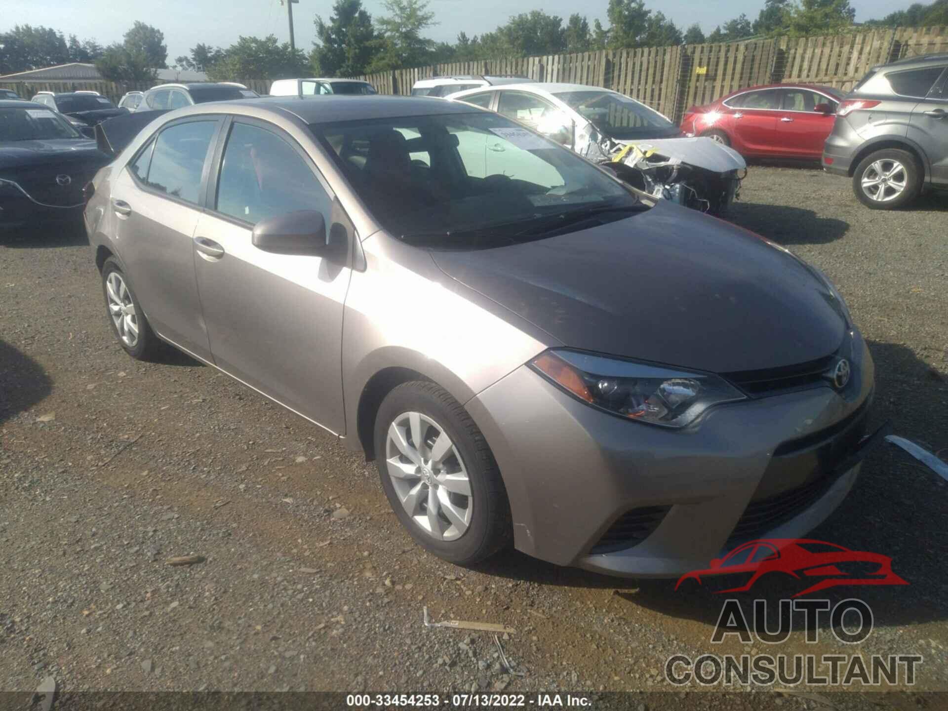 TOYOTA COROLLA 2016 - 2T1BURHE7GC572085