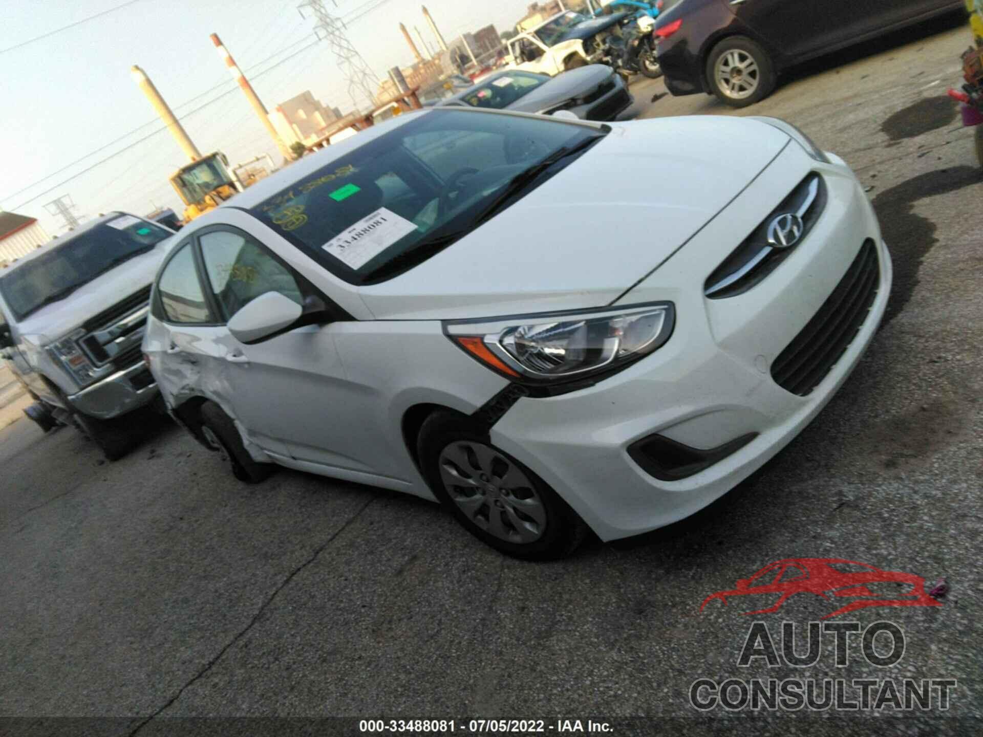 HYUNDAI ACCENT 2017 - KMHCT4AE3HU194416