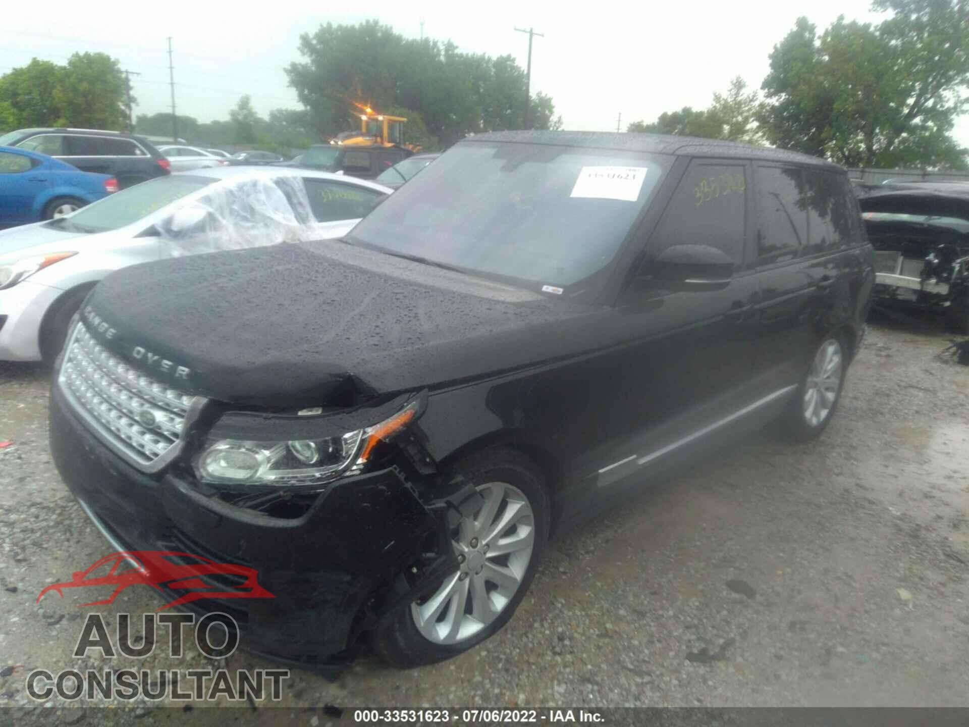 LAND ROVER RANGE ROVER 2016 - SALGS2KF3GA296764