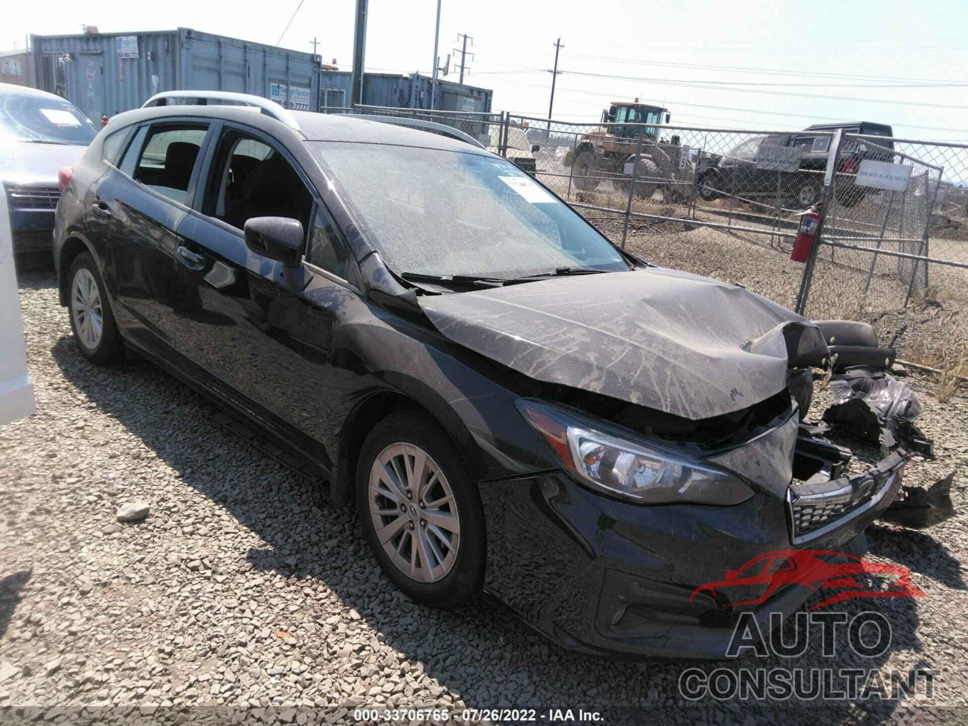 SUBARU IMPREZA 2018 - 4S3GTAD63J3751829