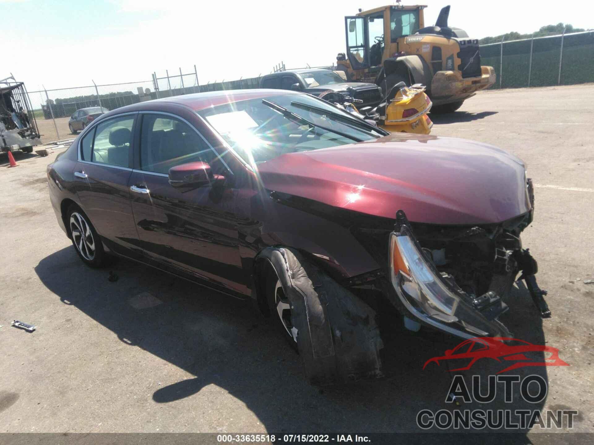 HONDA ACCORD SEDAN 2016 - 1HGCR2F89GA005781