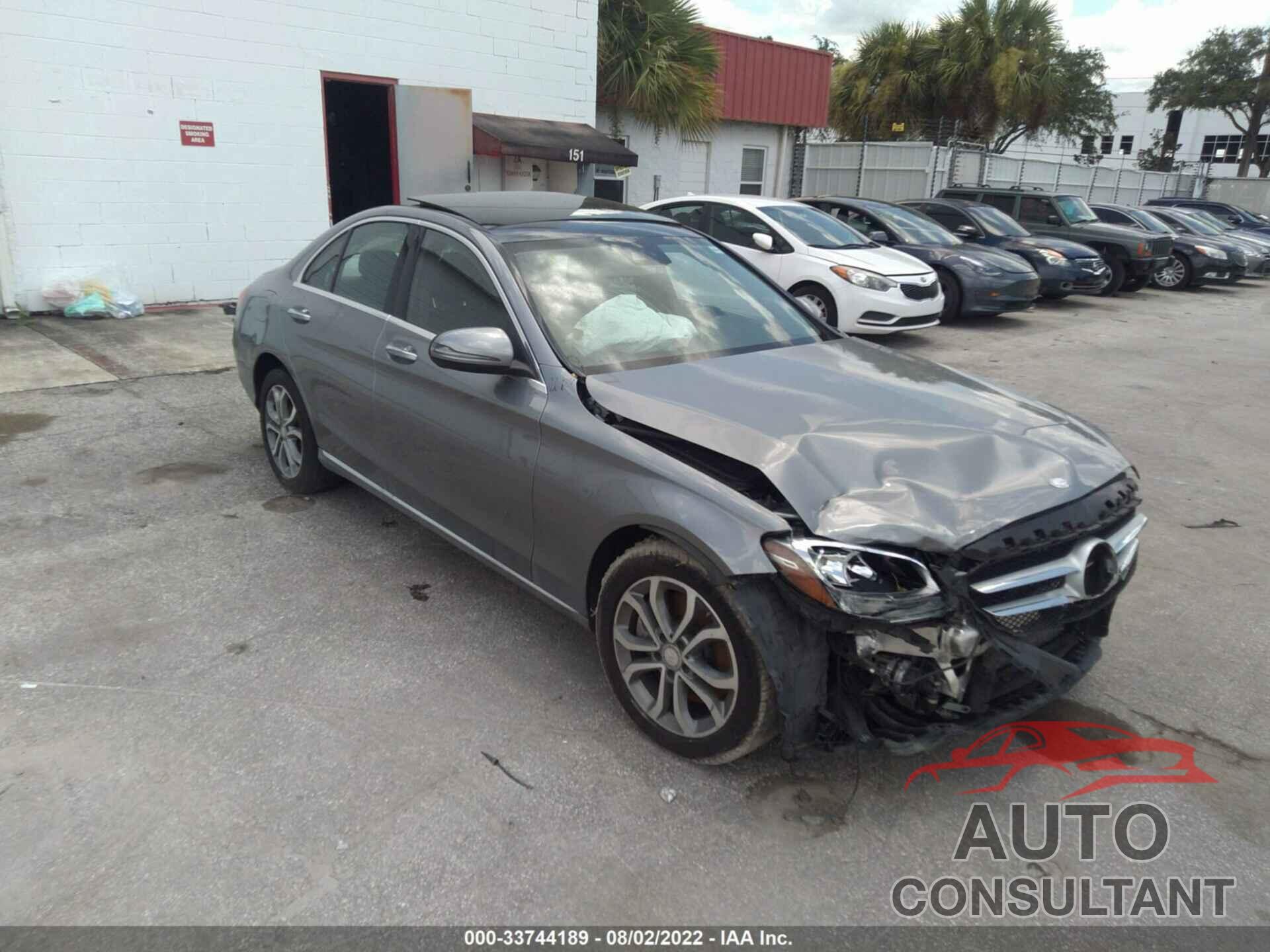 MERCEDES-BENZ C-CLASS 2016 - WDDWF4KB8GR141523