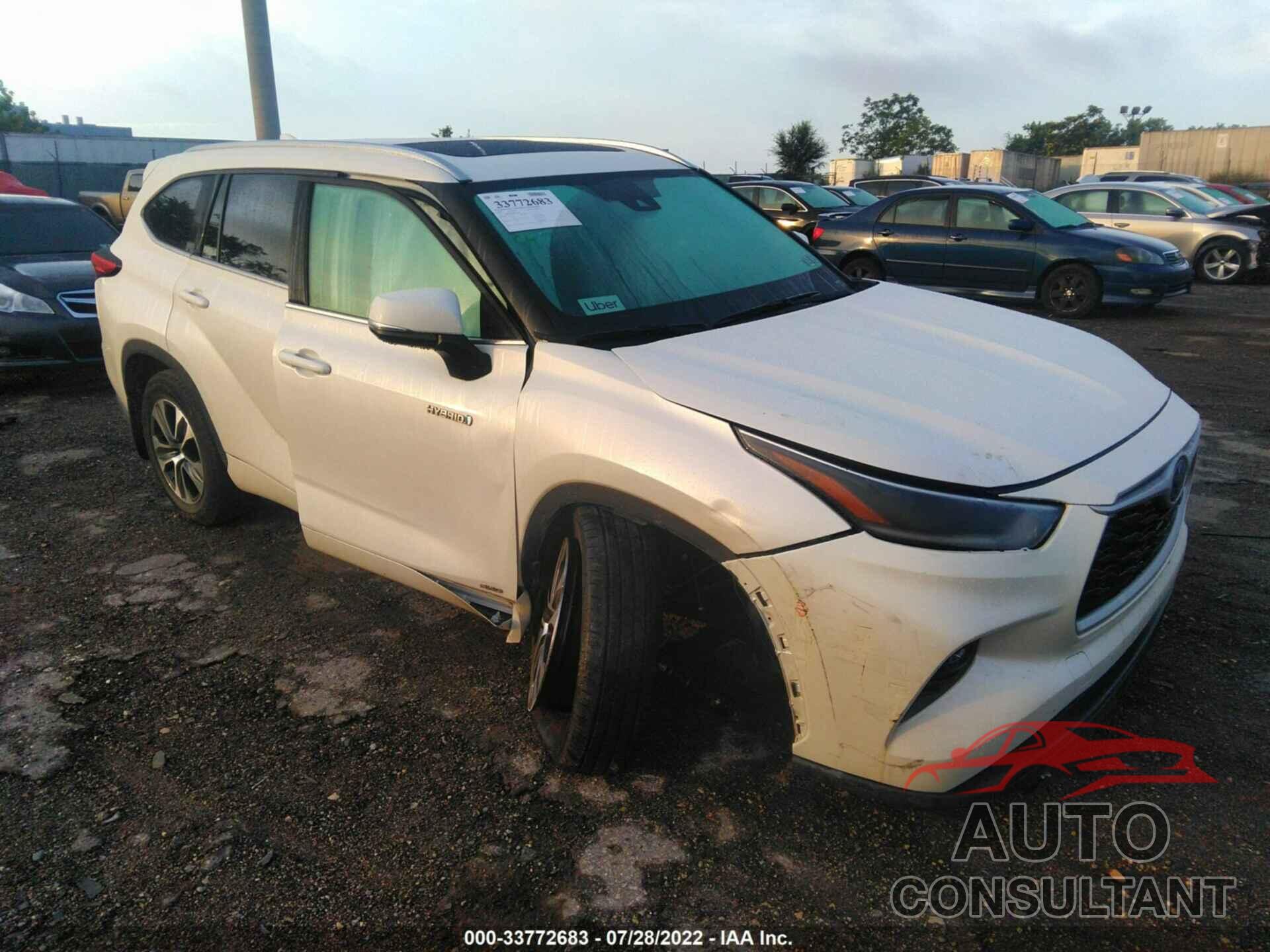 TOYOTA HIGHLANDER 2021 - 5TDHBRCH5MS530468