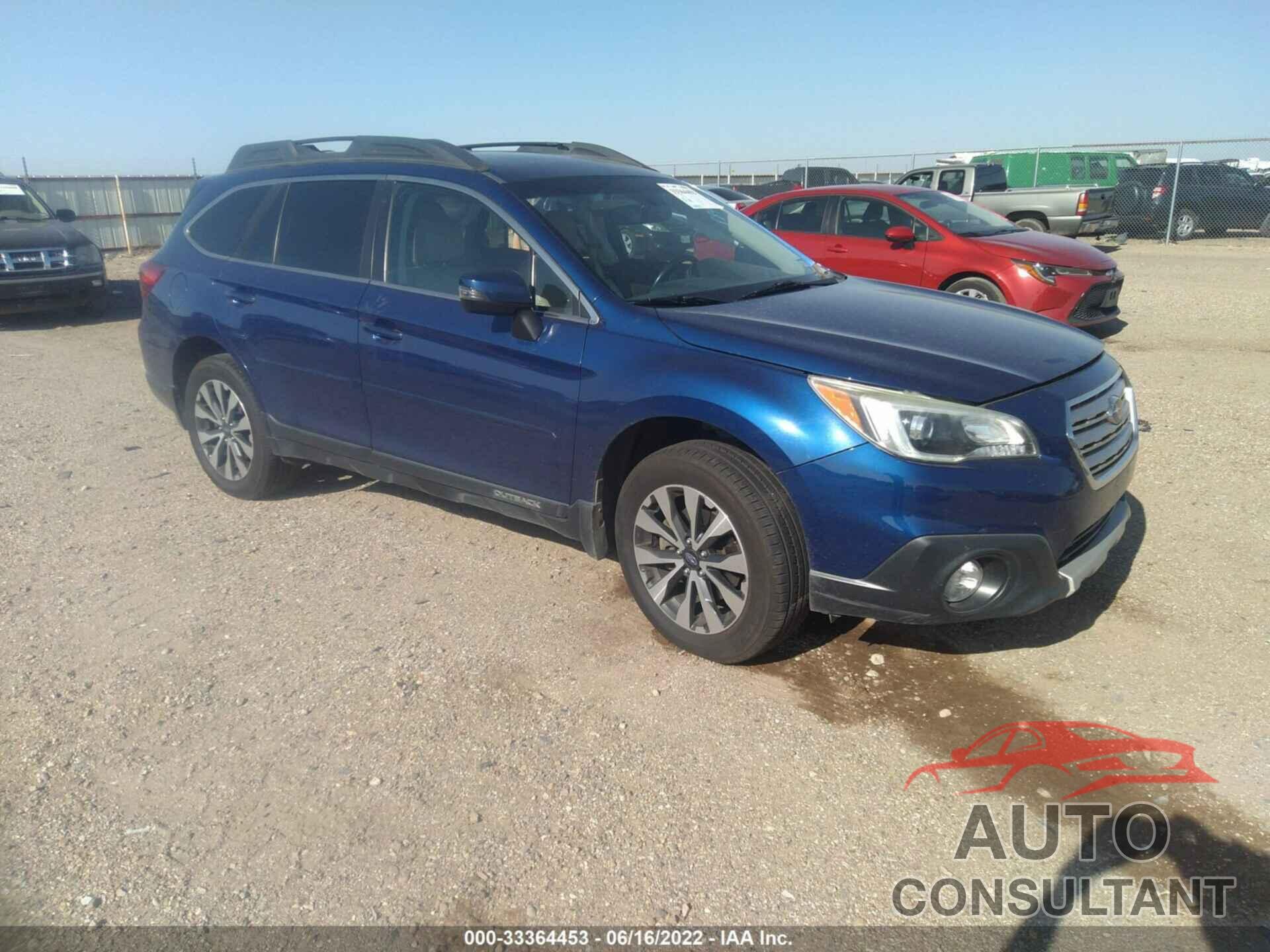 SUBARU OUTBACK 2016 - 4S4BSBNCXG3258841