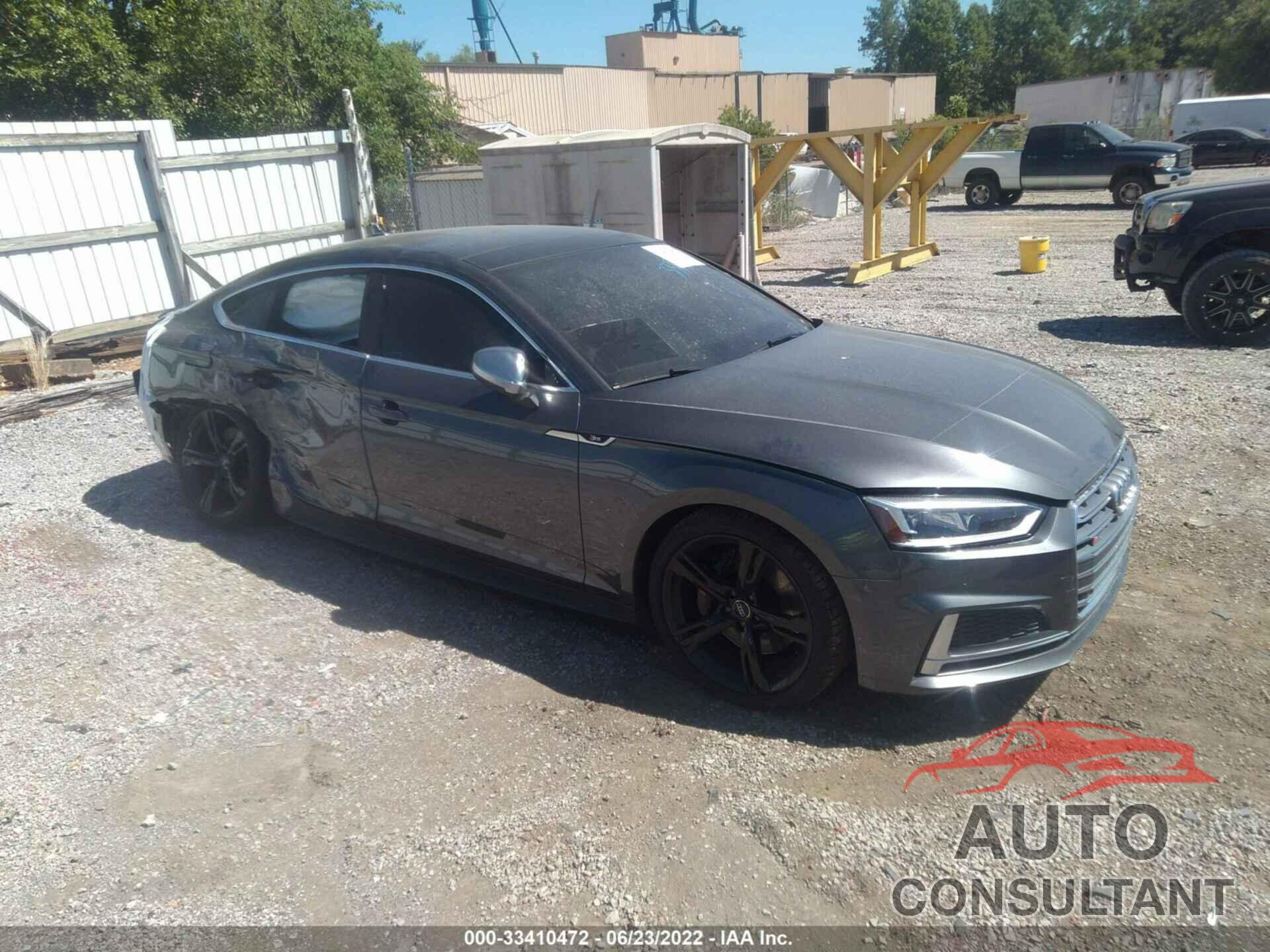 AUDI S5 SPORTBACK 2019 - WAUB4CF57KA027207
