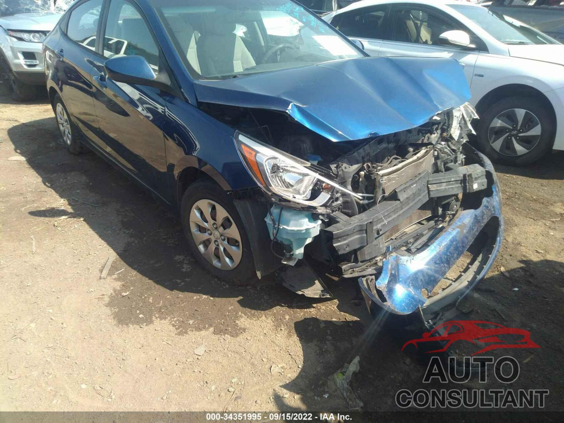 HYUNDAI ACCENT 2016 - KMHCT4AE8GU135375