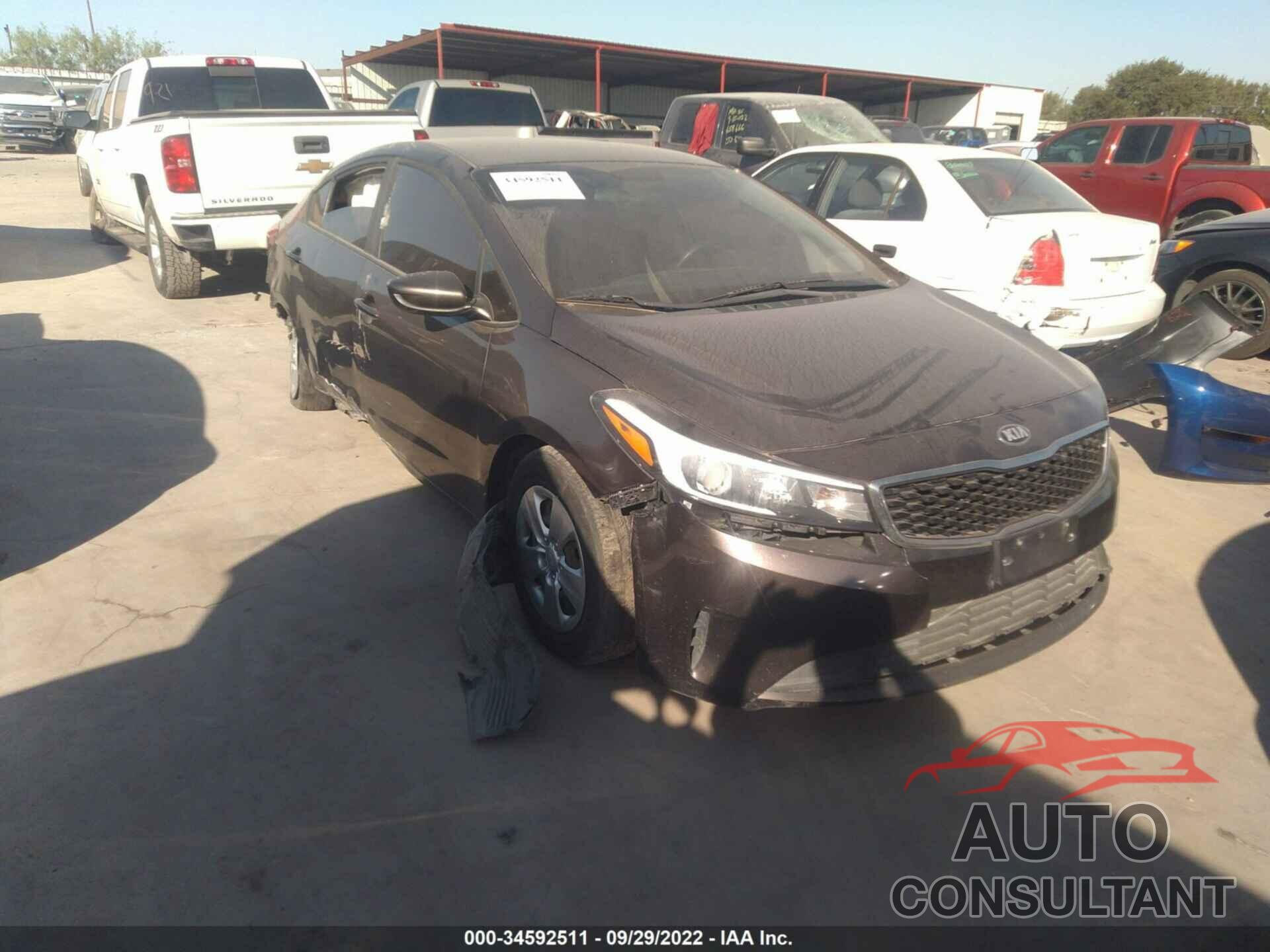 KIA FORTE 2017 - 3KPFK4A74HE033755