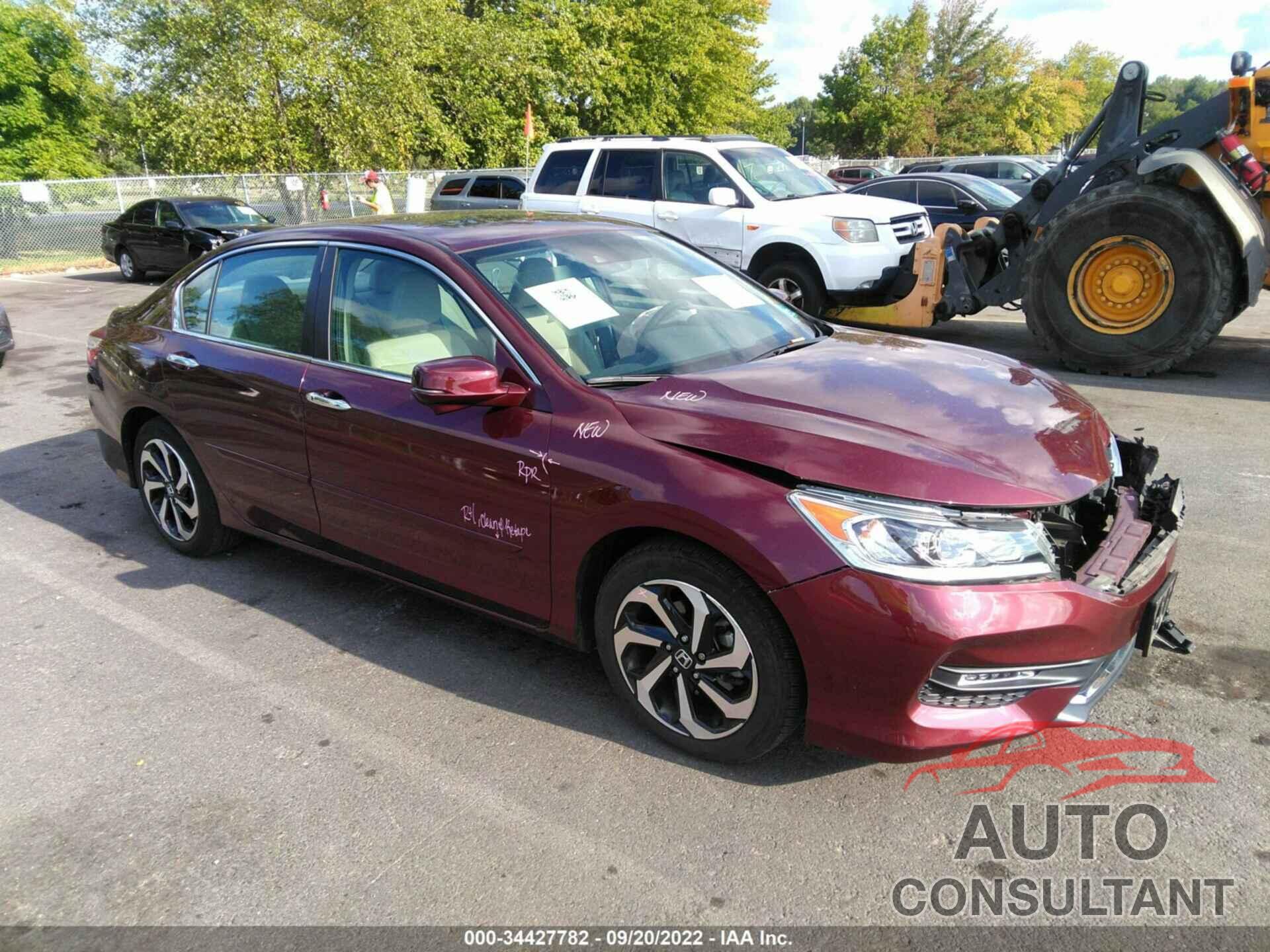 HONDA ACCORD SEDAN 2016 - 1HGCR2F9XGA035753