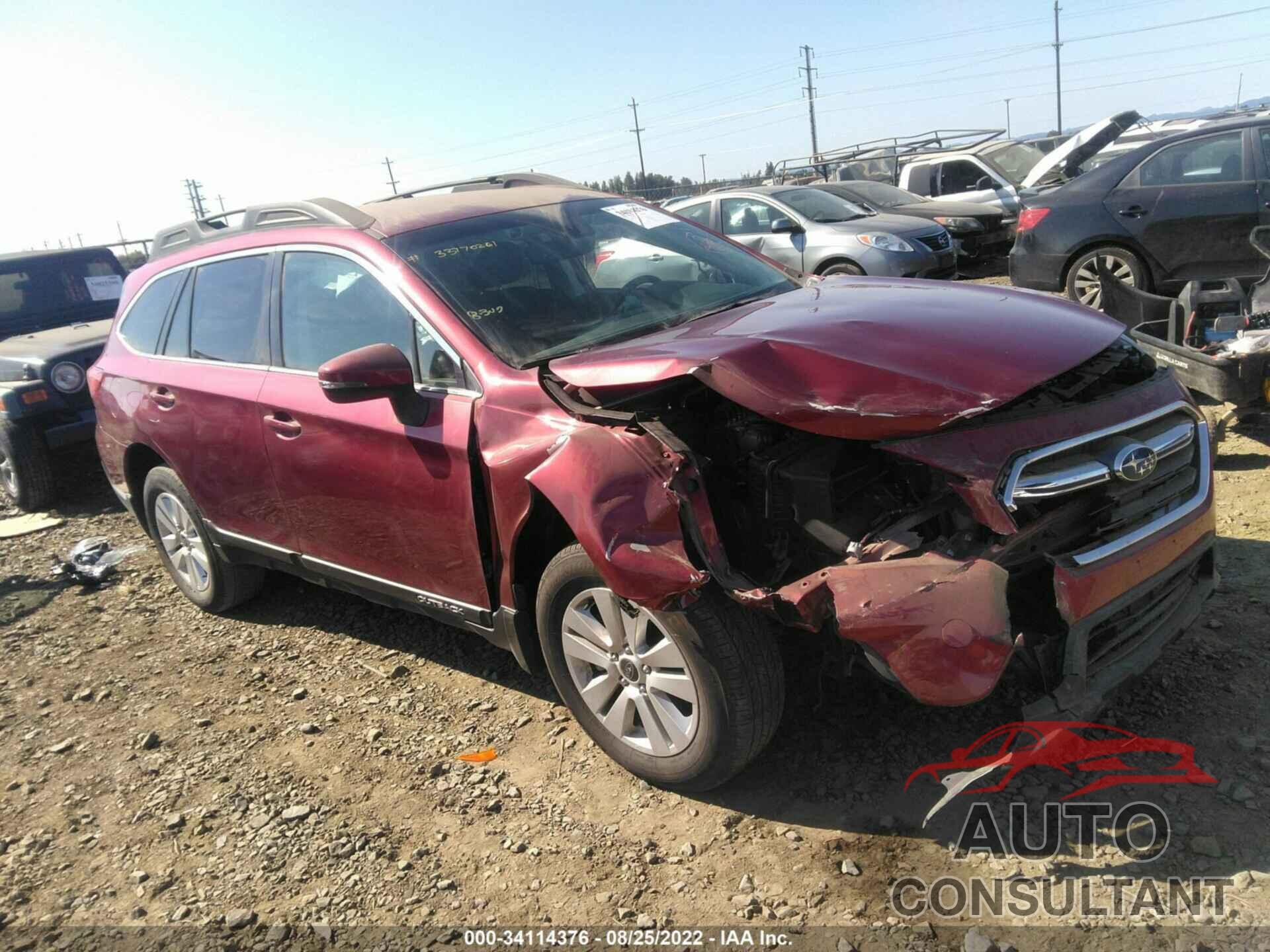 SUBARU OUTBACK 2018 - 4S4BSAFC1J3392251