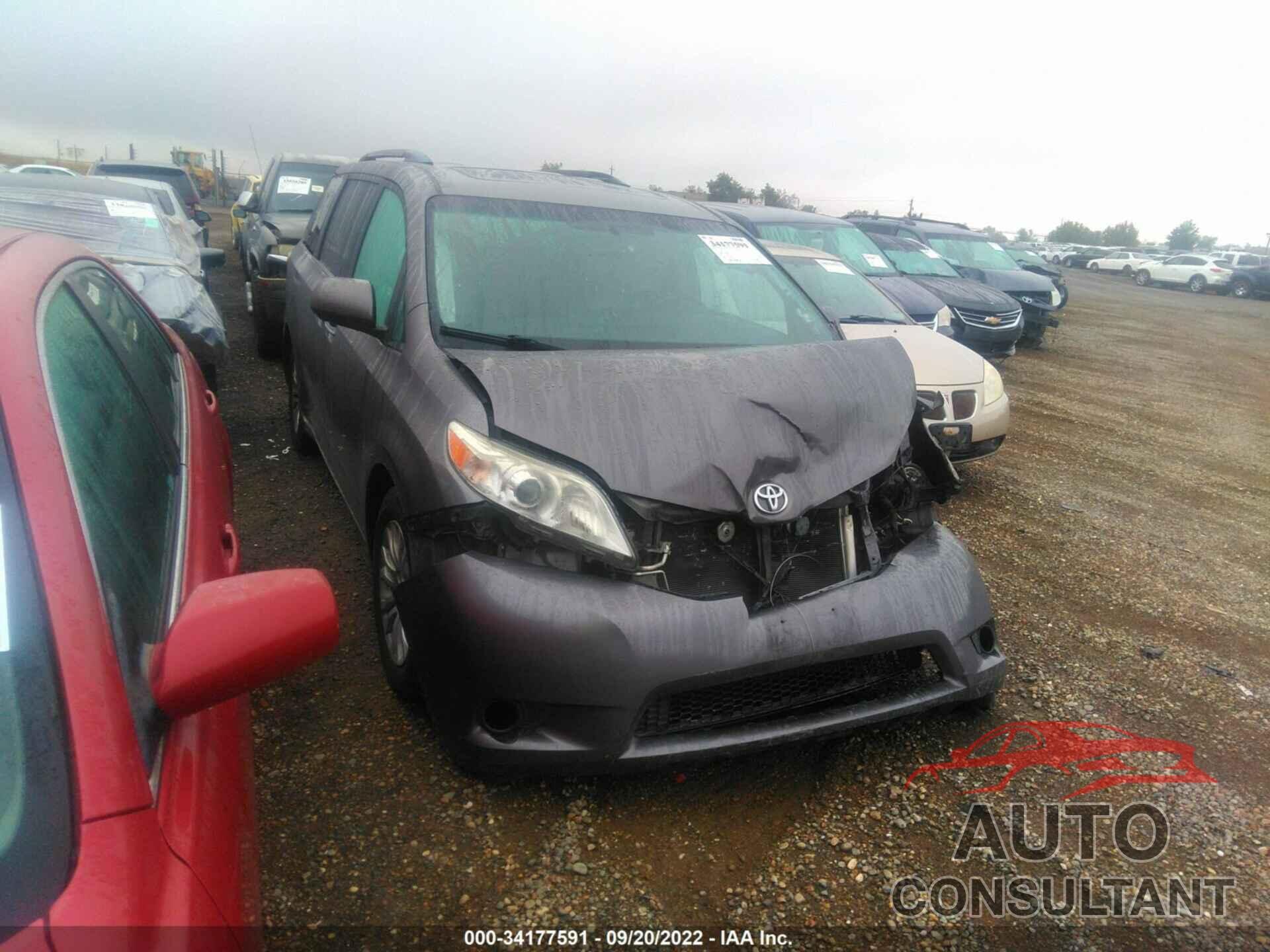 TOYOTA SIENNA 2016 - 5TDYK3DCXGS692570