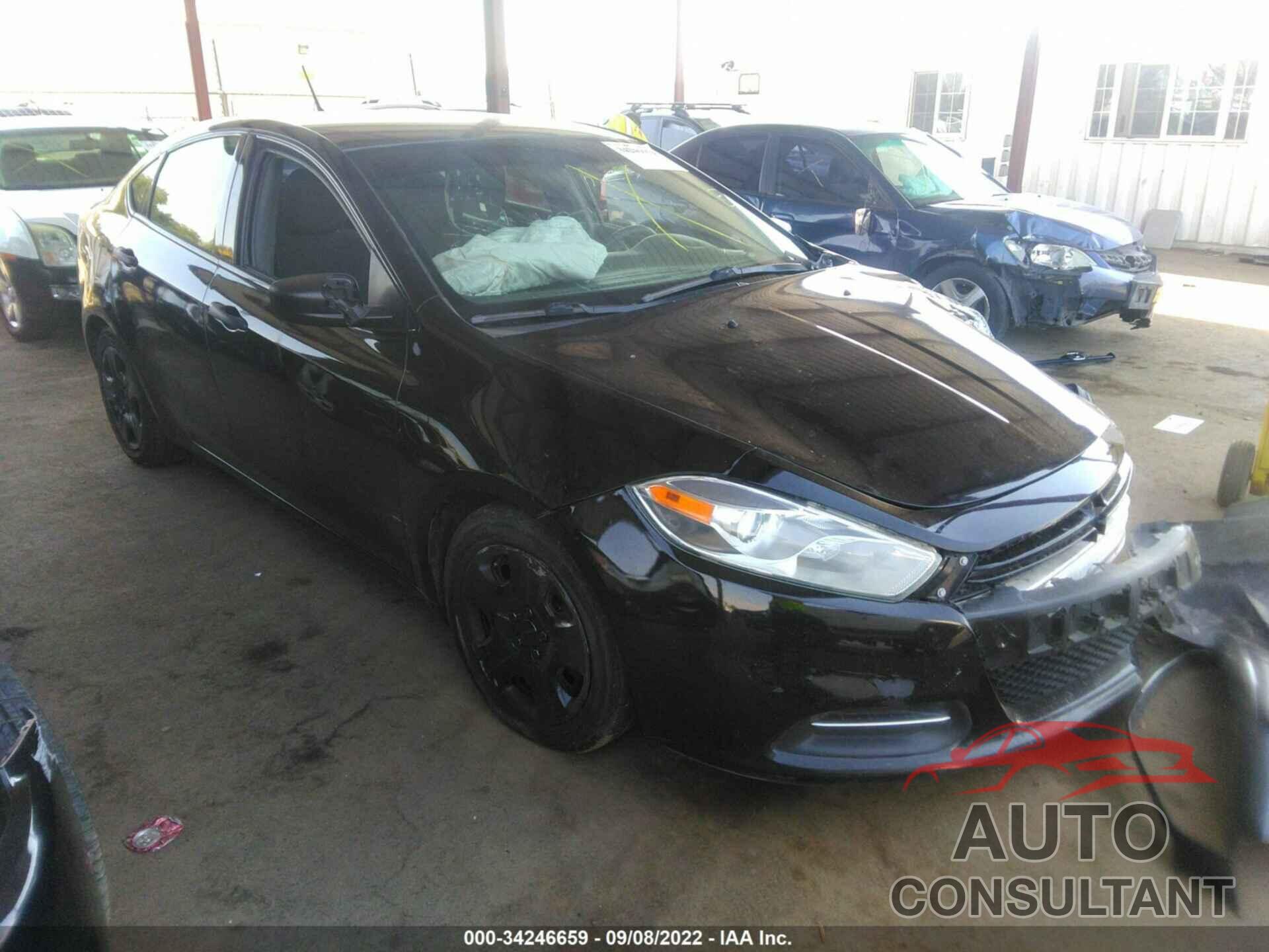 DODGE DART 2016 - 1C3CDFAA4GD736460