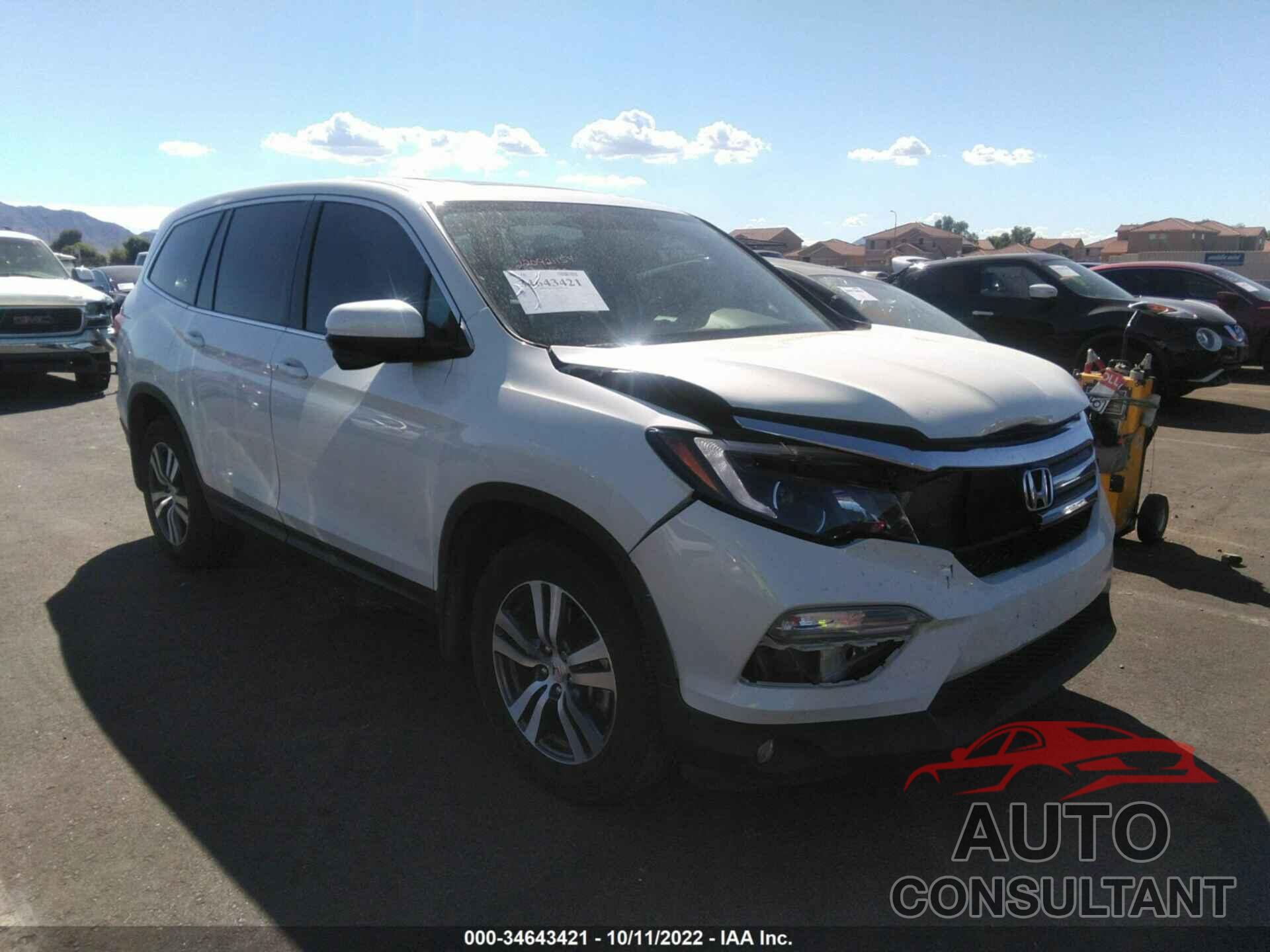 HONDA PILOT 2018 - 5FNYF6H55JB031672