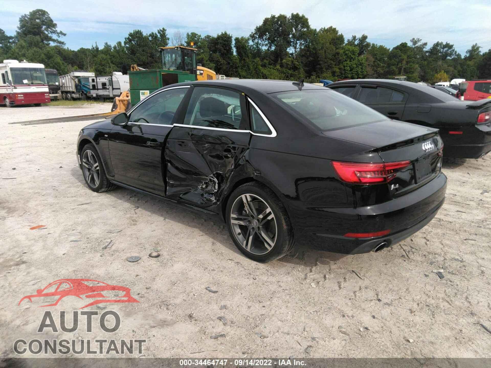 AUDI A4 2017 - WAUENAF43HN019029
