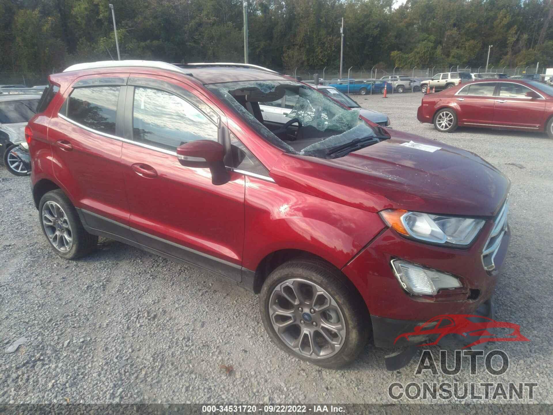 FORD ECOSPORT 2020 - MAJ6S3KL6LC326424