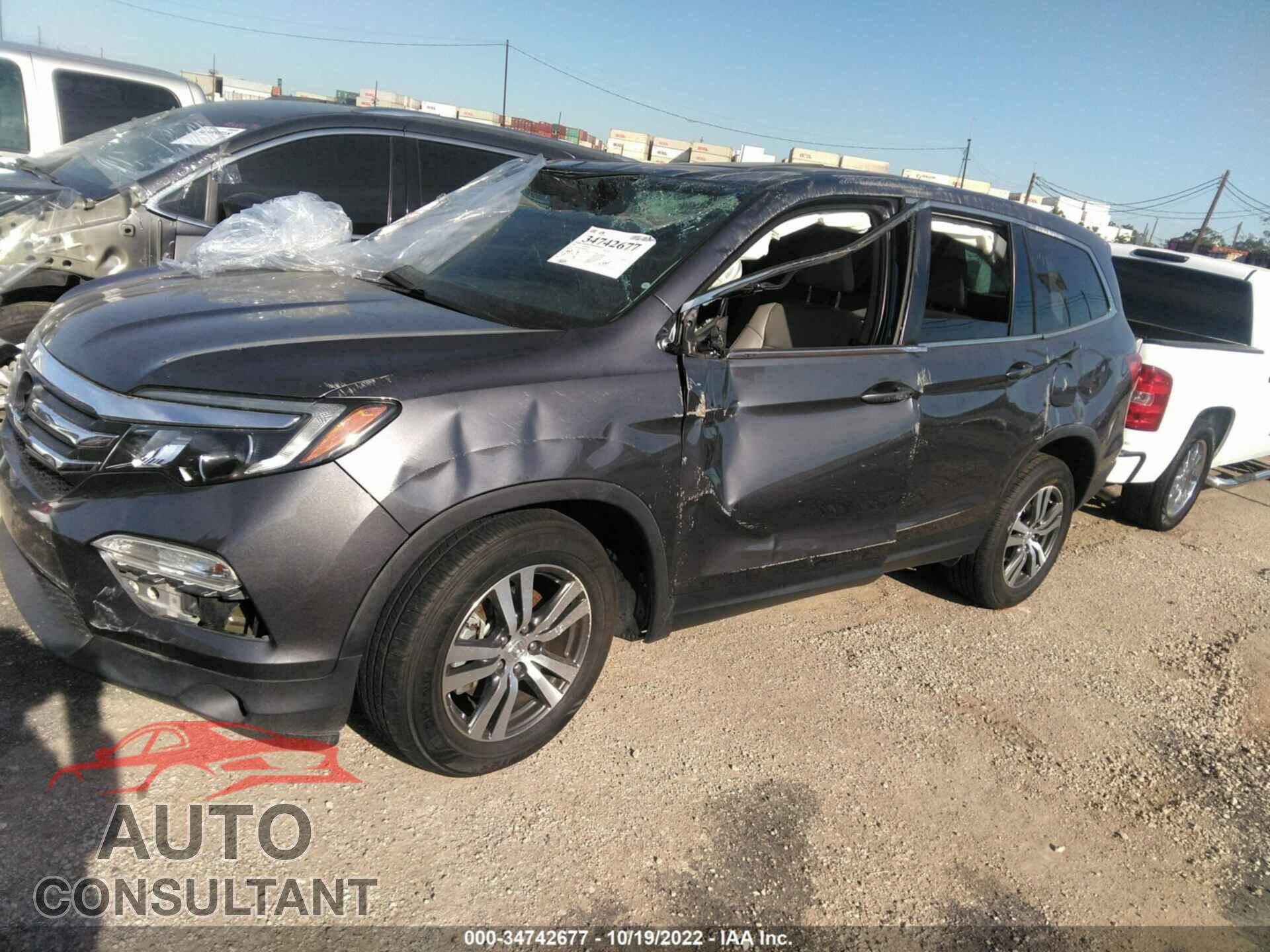 HONDA PILOT 2017 - 5FNYF5H53HB045932