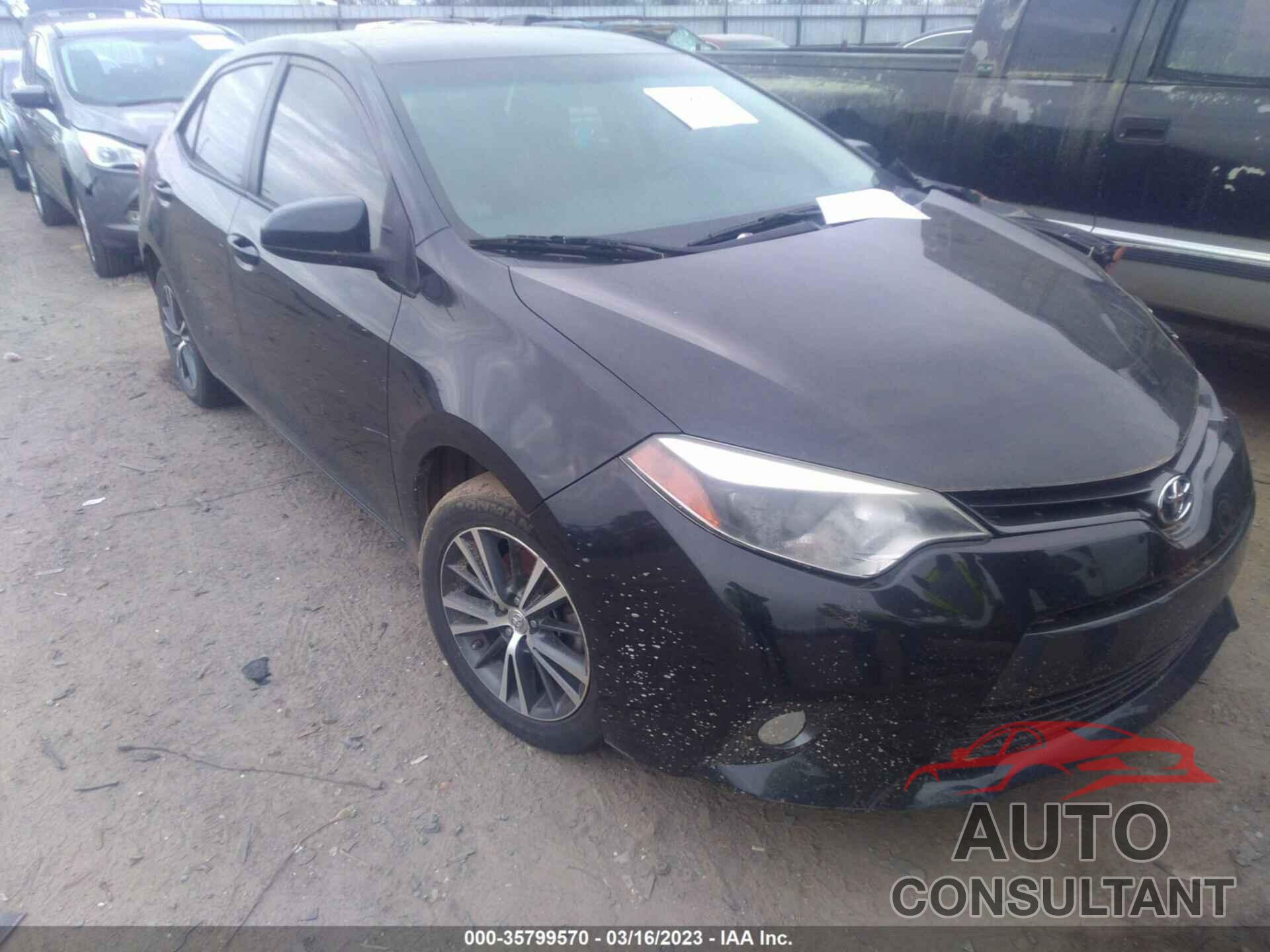 TOYOTA COROLLA 2016 - 5YFBURHE6GP463293