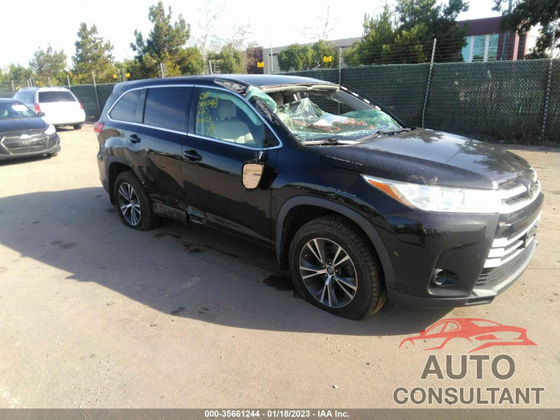 TOYOTA HIGHLANDER 2017 - 5TDZZRFH2HS200174