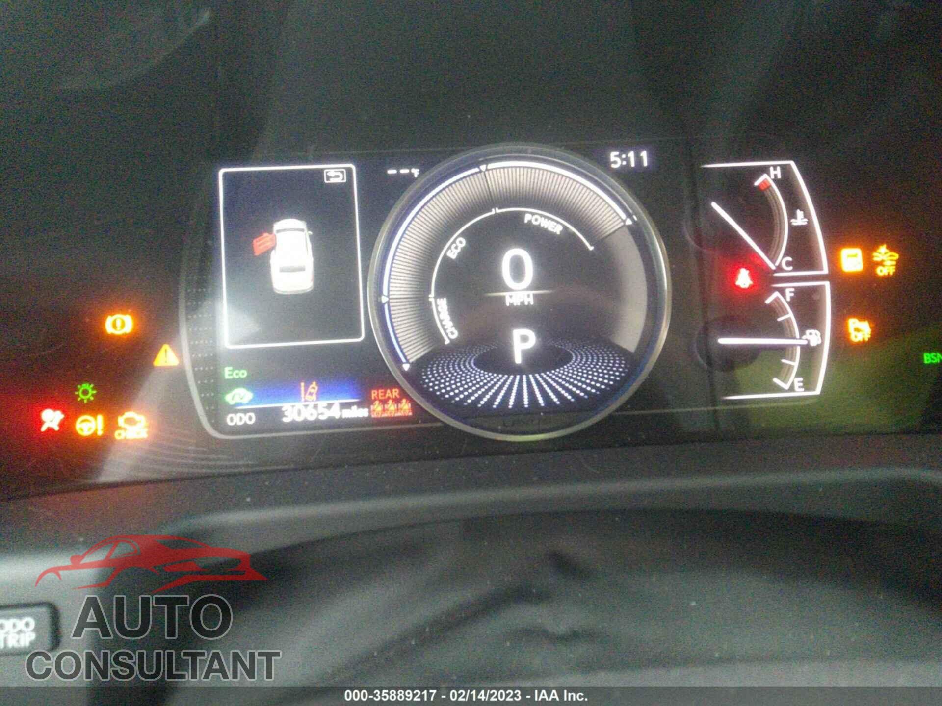 LEXUS ES 2019 - JTHB21B11K2039975