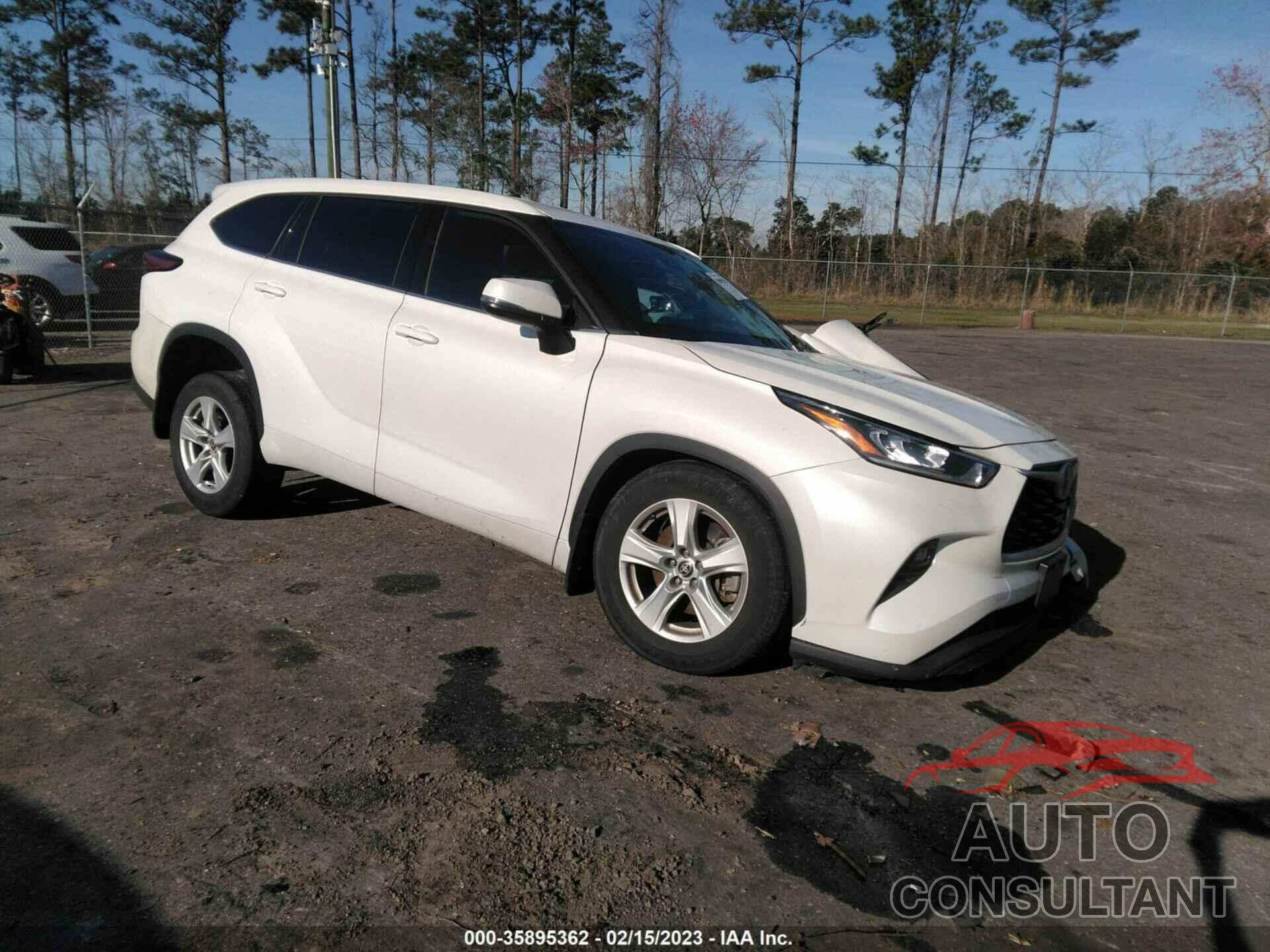 TOYOTA HIGHLANDER 2020 - 5TDBZRBH8LS012436