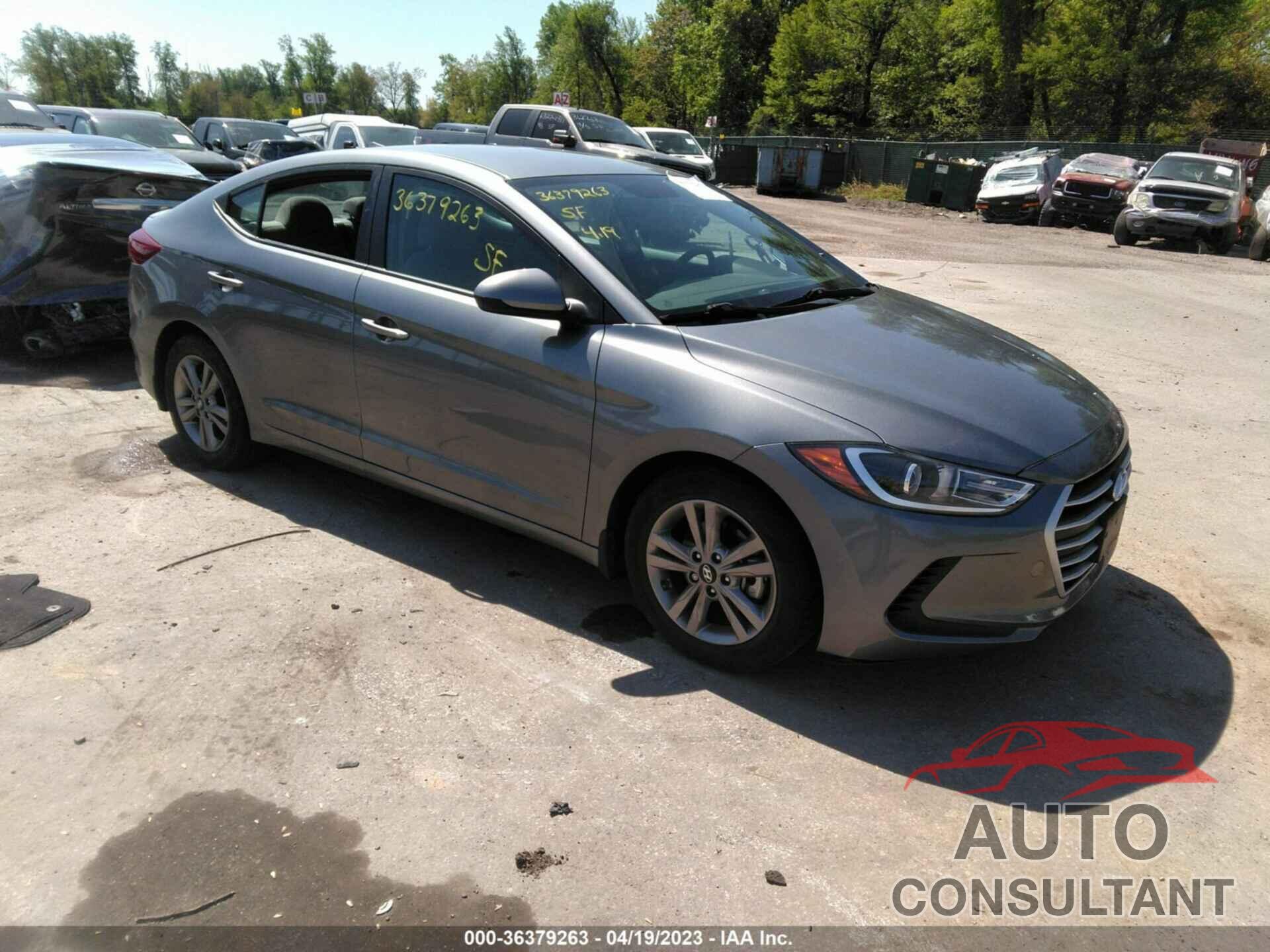 HYUNDAI ELANTRA 2018 - KMHD84LF1JU677257