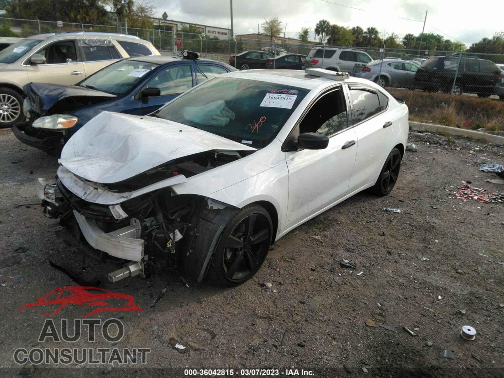 DODGE DART 2015 - 1C3CDFBB7FD253082